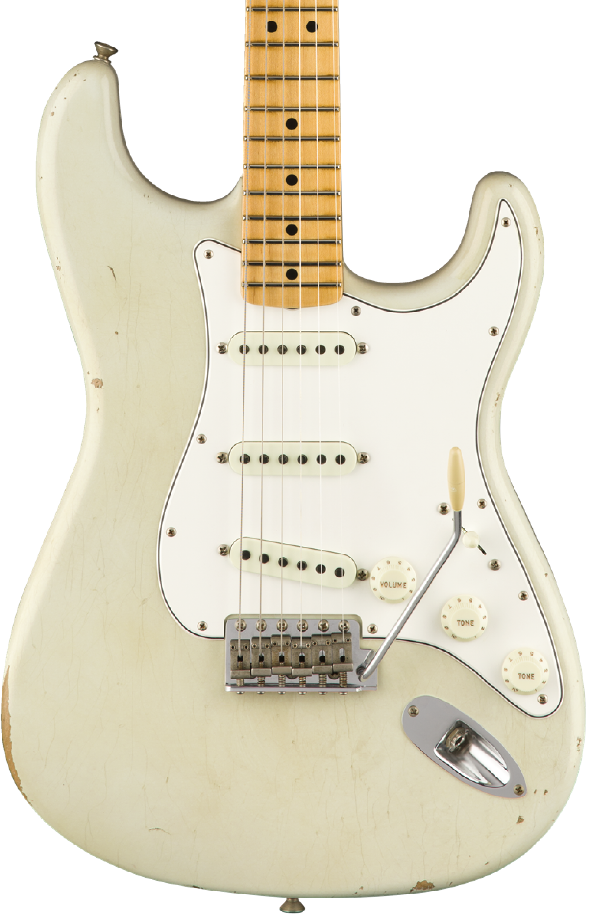 ★Custom Relic OlympicWhite Stratocaster★ Fender Custom Shop Time Machine 1968 Stratocaster Relic - Aged