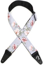 Photo of Fender 2-inch Floral Guitar Strap - Gray