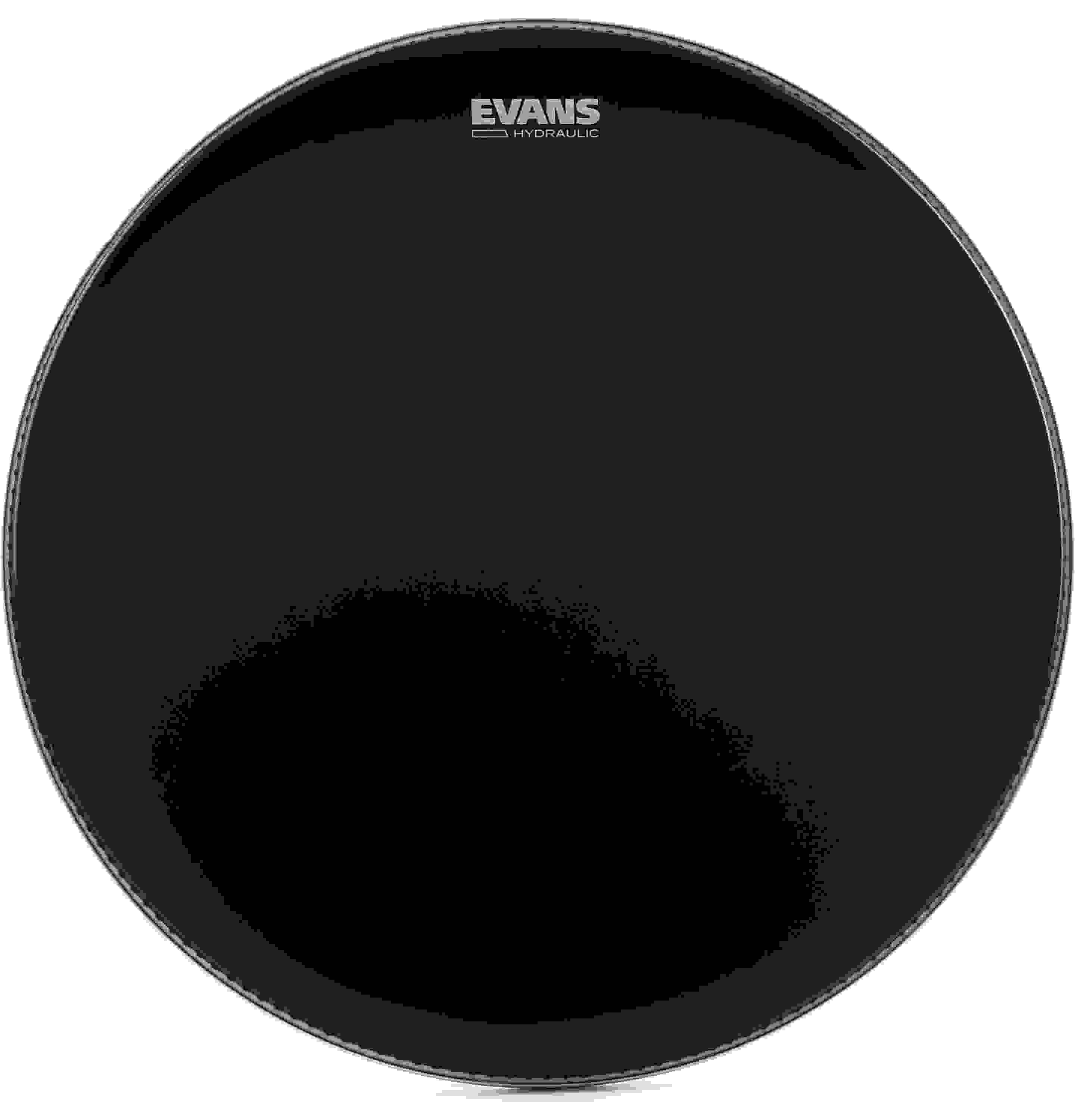 Evans Hydraulic Black Drumhead - 20 inch