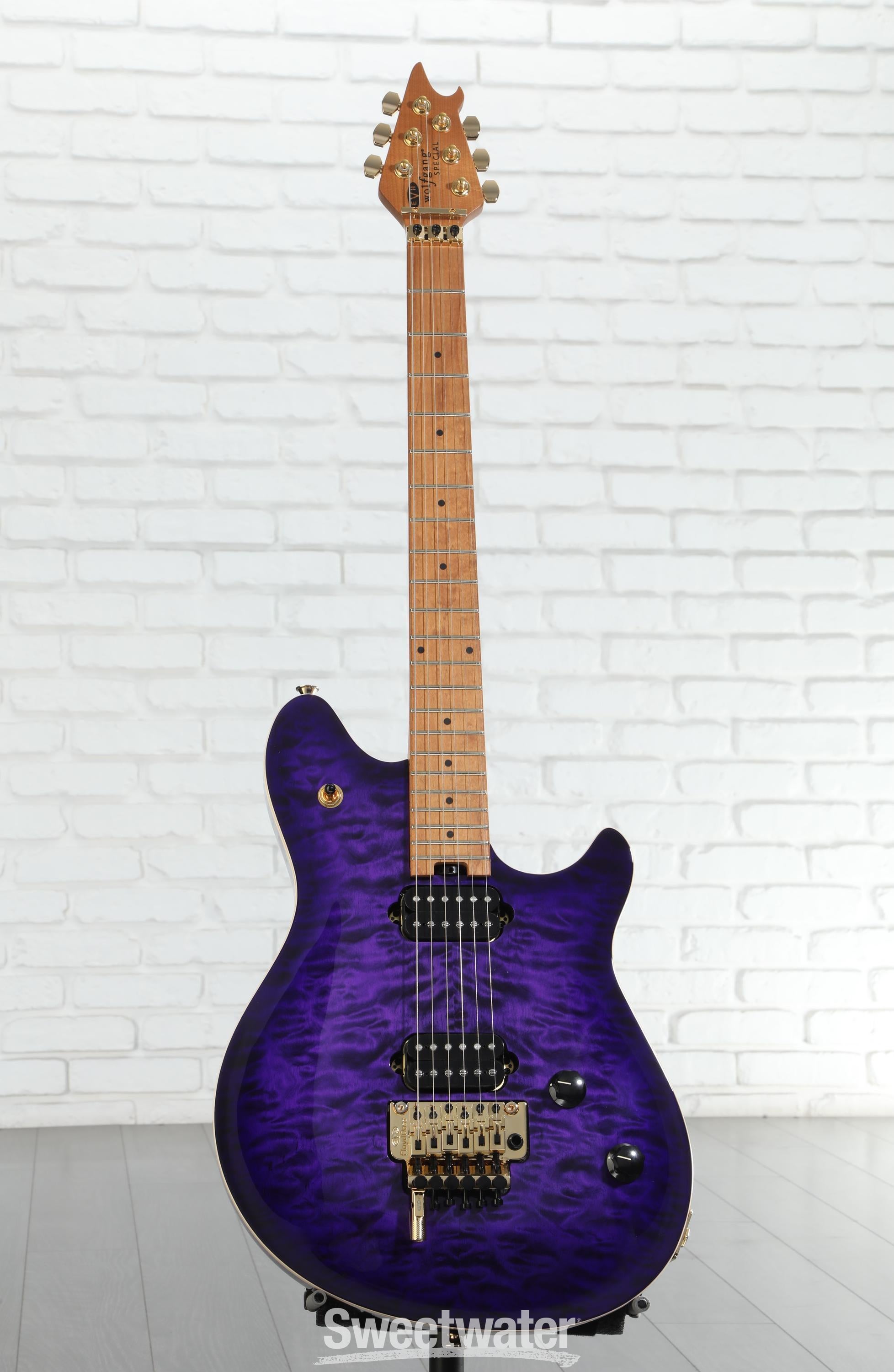 EVH Wolfgang Special QM Electric Guitar - Purple Burst