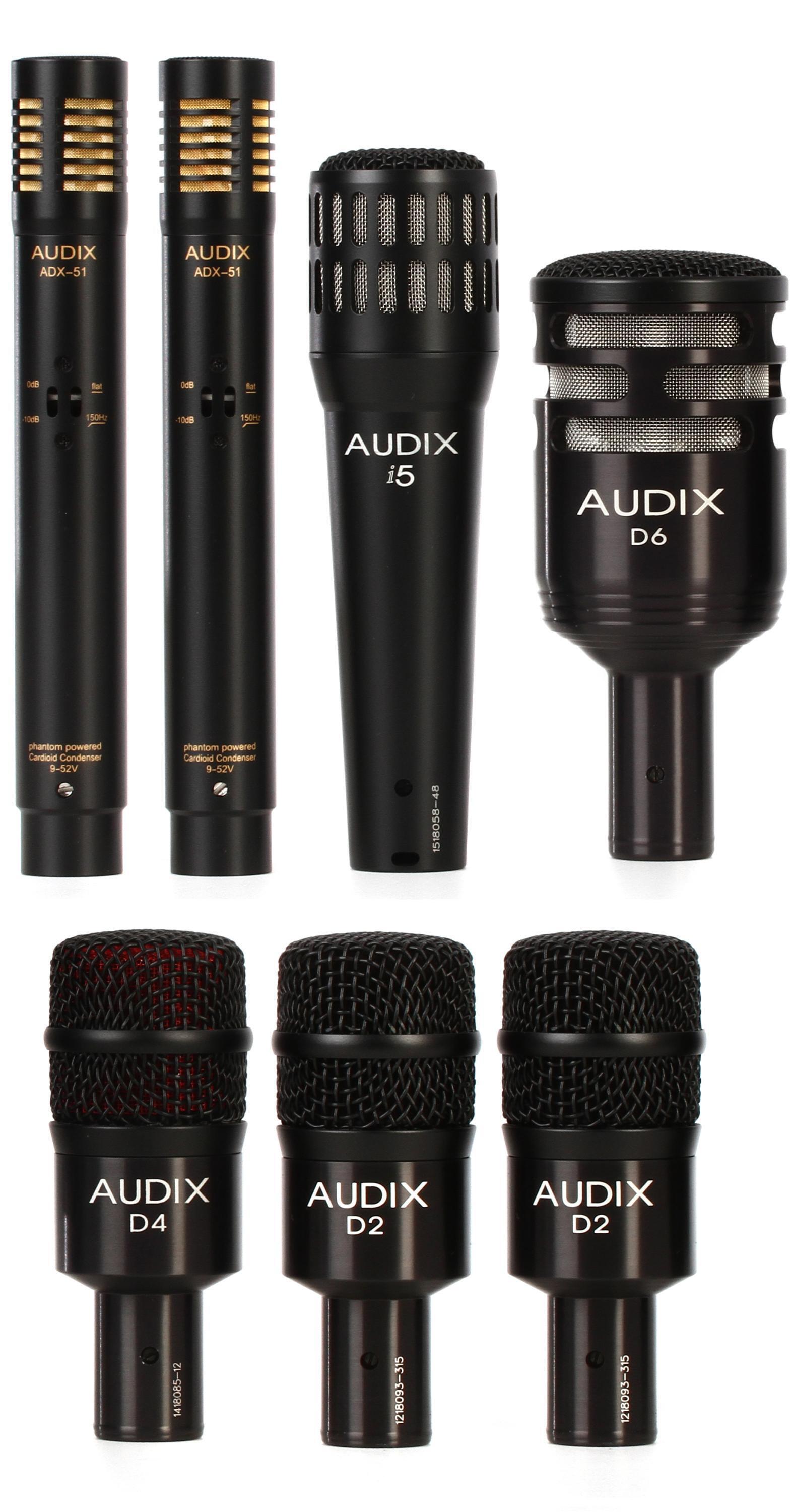 Bundled Item: Audix DP7 7-piece Drum Microphone Package