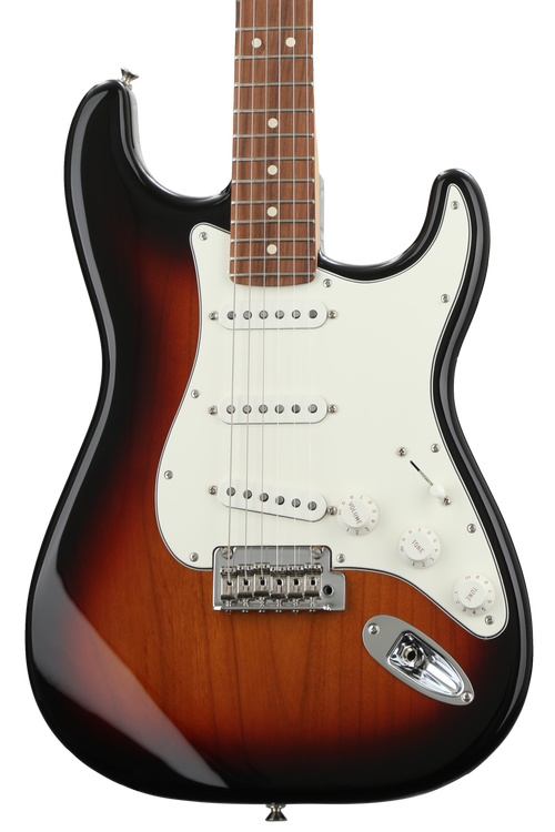 Fender Player Stratocaster - 3-Tone Sunburst with Pau Ferro Fingerboard |  Sweetwater