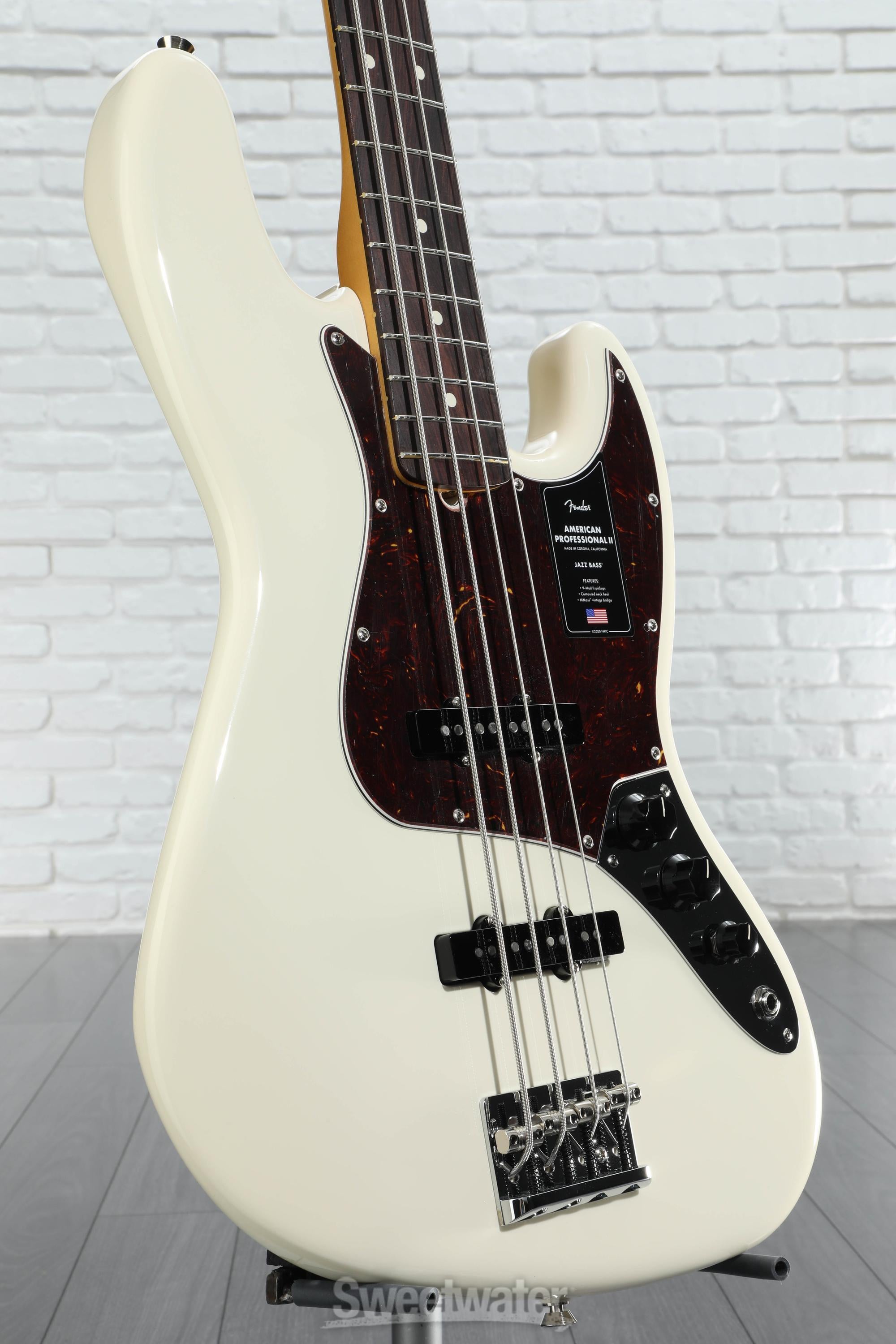 Fender American Professional II Jazz Bass - Olympic White with