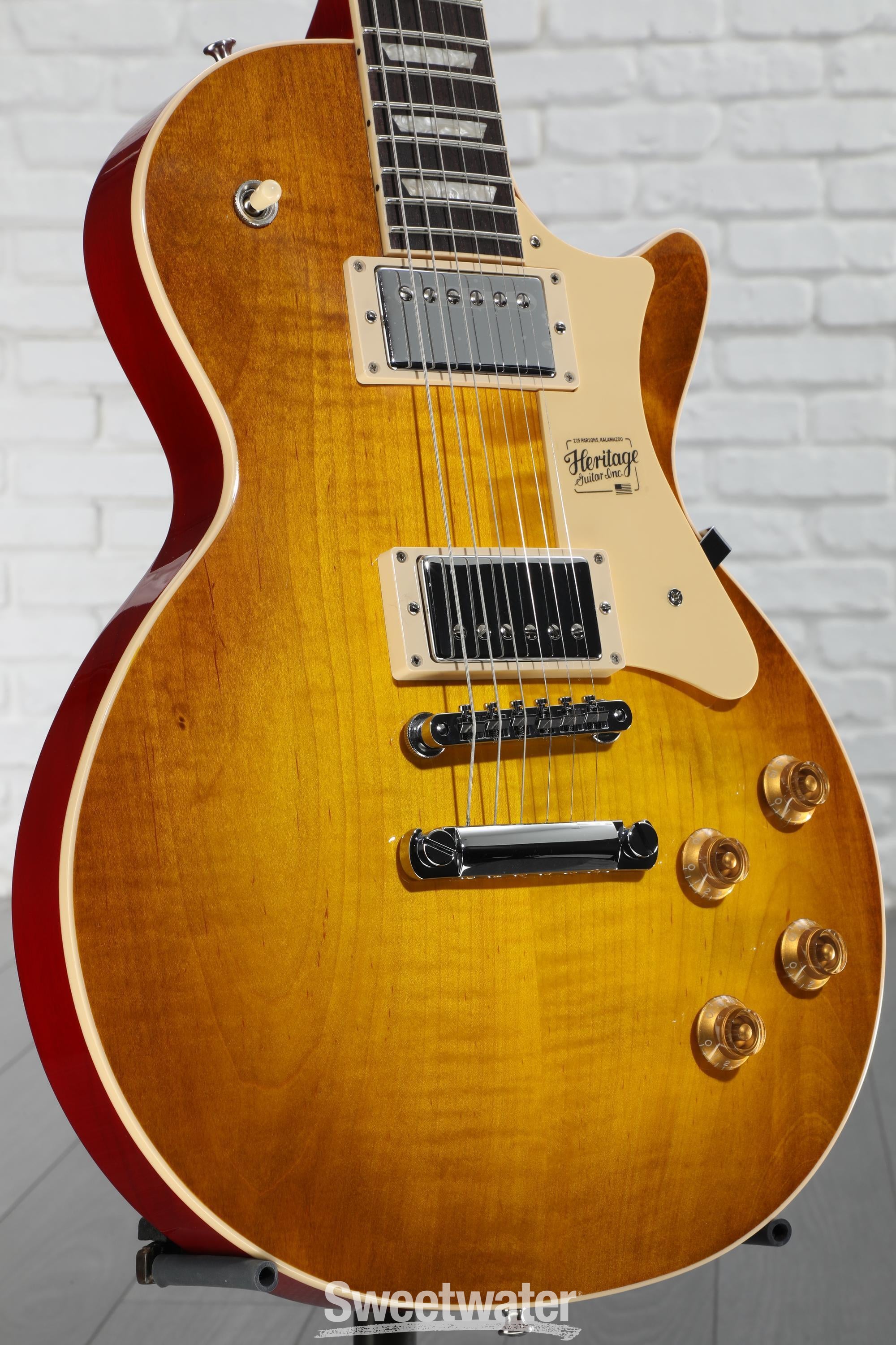 ギター Heritage H-150 DLT Dirty Lemon Burst Custom Shop H-150 Weight Relieved Electric Guitar, Dirty