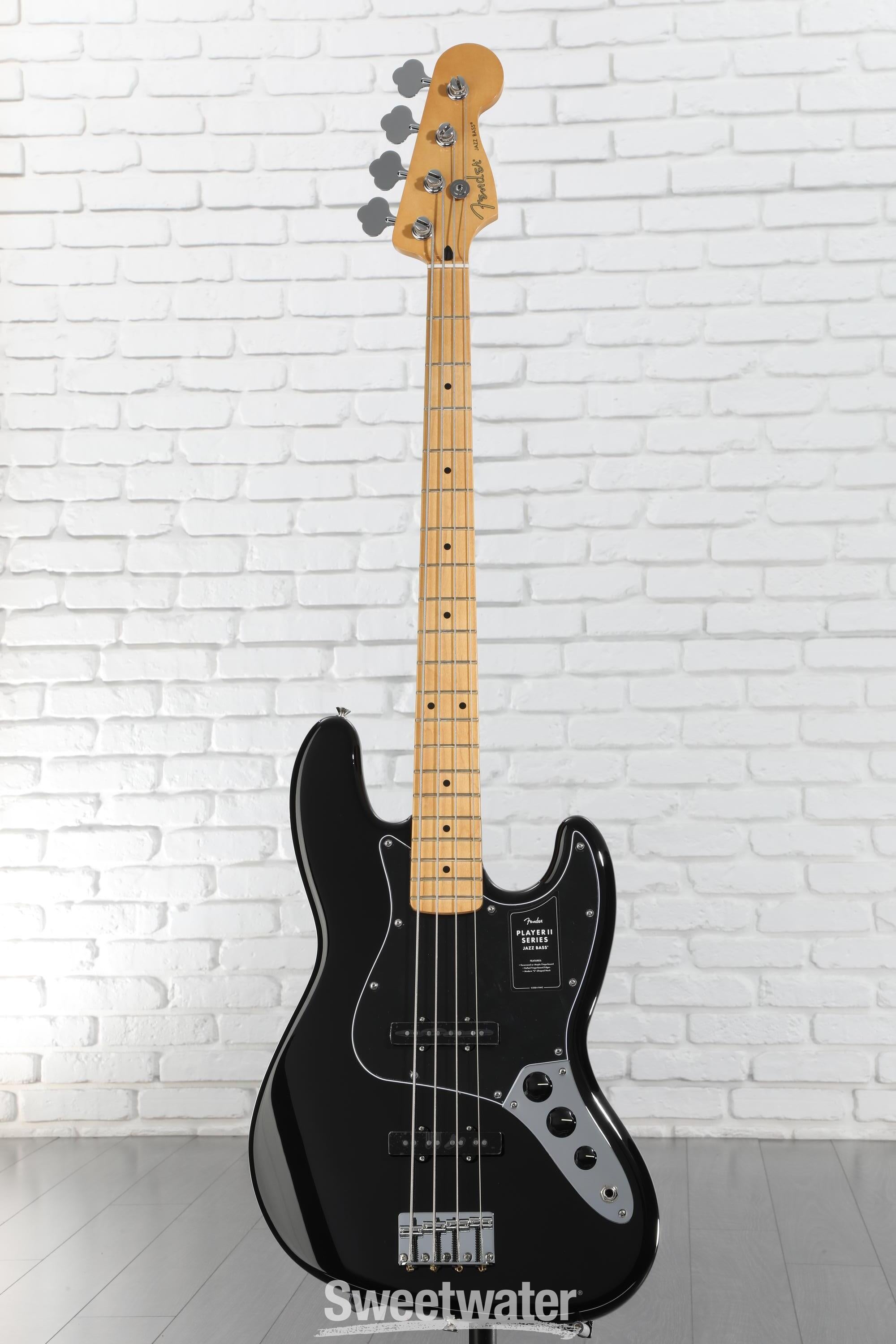 Fender Player II Jazz Bass - Black with Maple Fingerboard