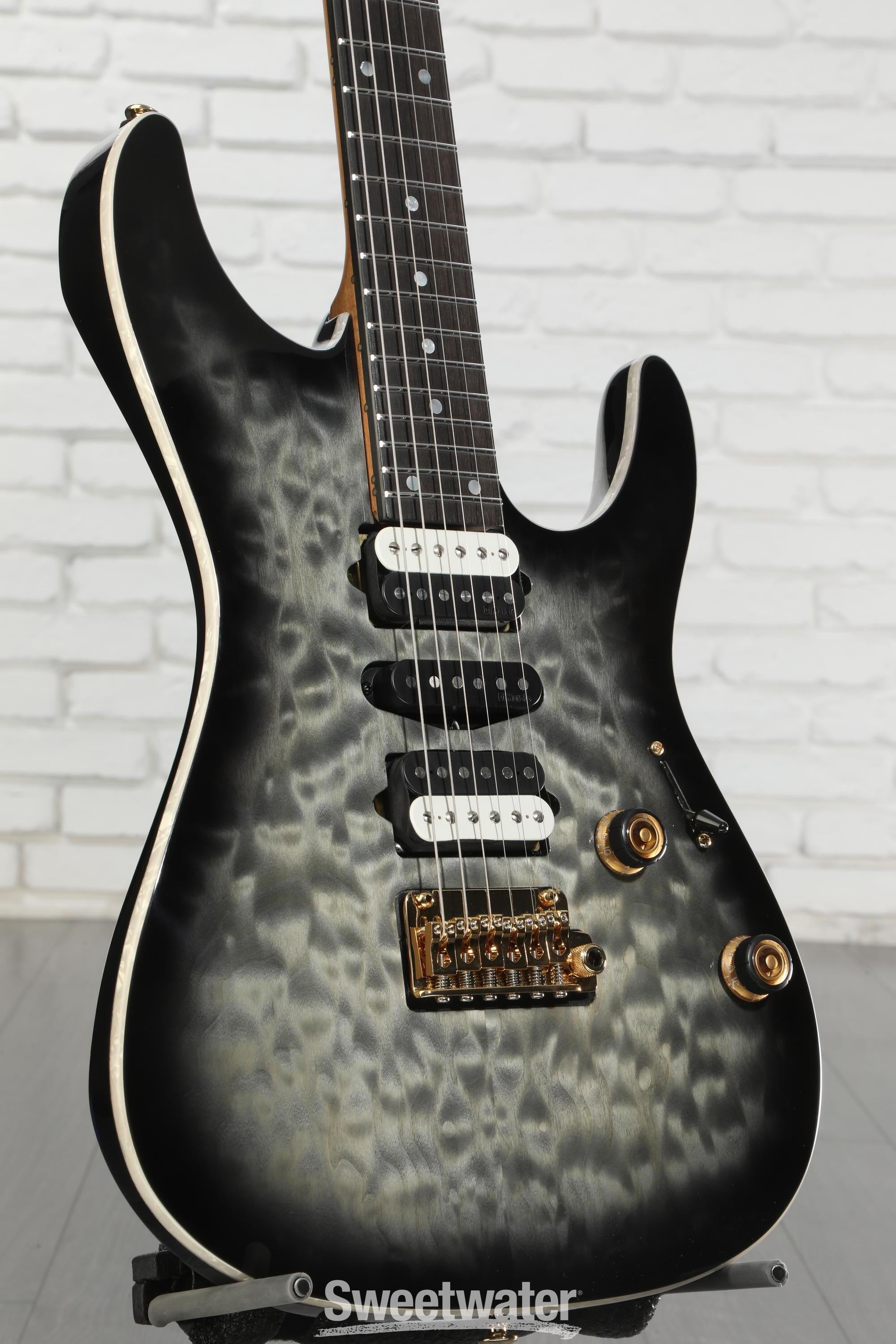 Ibanez Premium AZ47P1QM Electric Guitar - Black Ice Burst | Sweetwater
