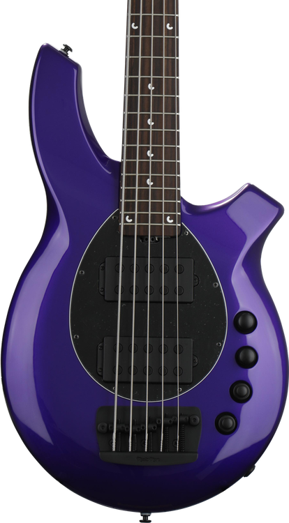 Ernie Ball Music Man Bongo 5 HH - Firemist Purple | Sweetwater
