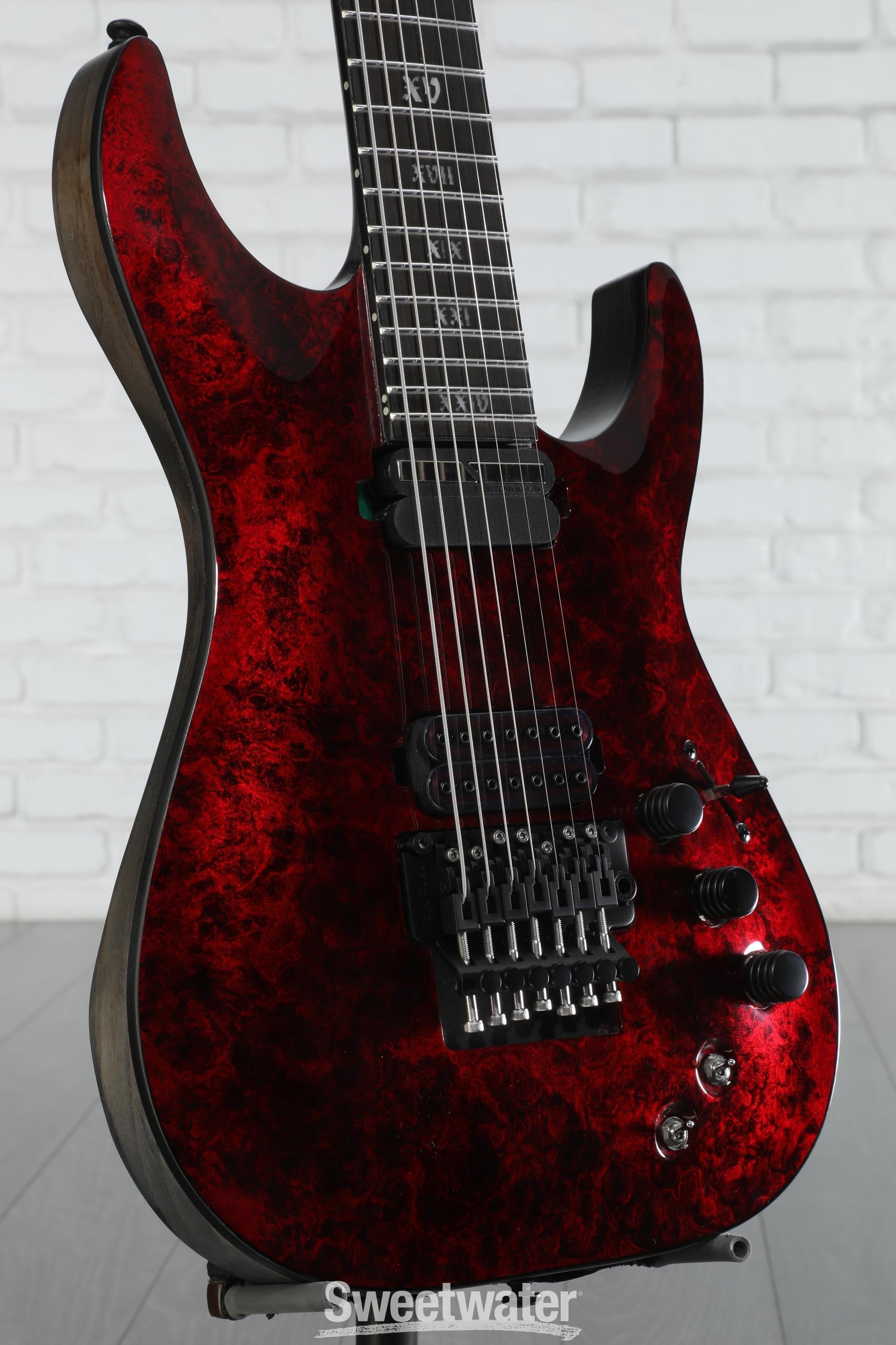Schecter ワインレッド エレキギター Schecter E-1 Apocalypse Red Reign 1310 Electric Guitar 6