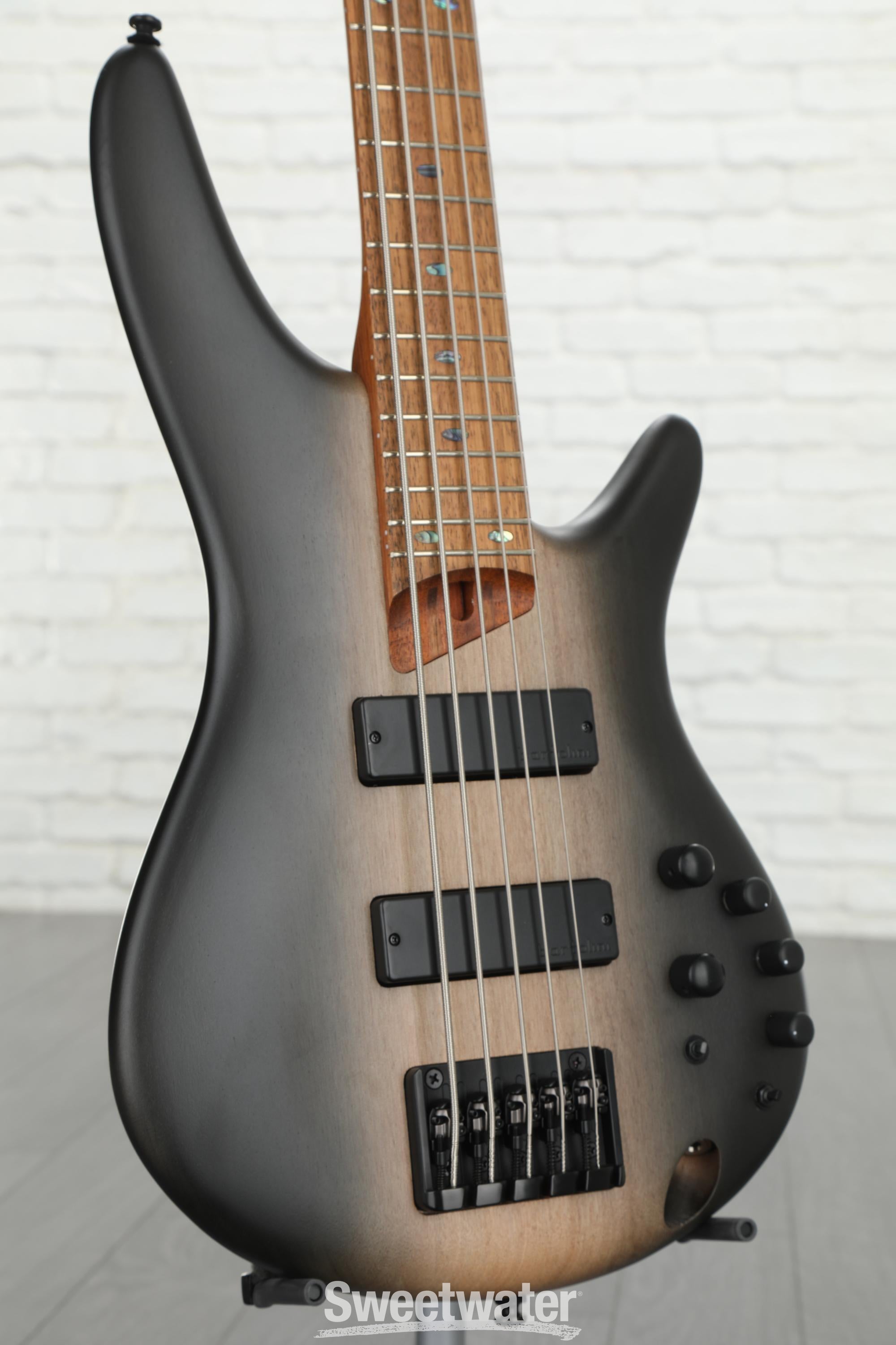 Ibanez SR505E Bass Guitar - Surreal Black Dual Fade