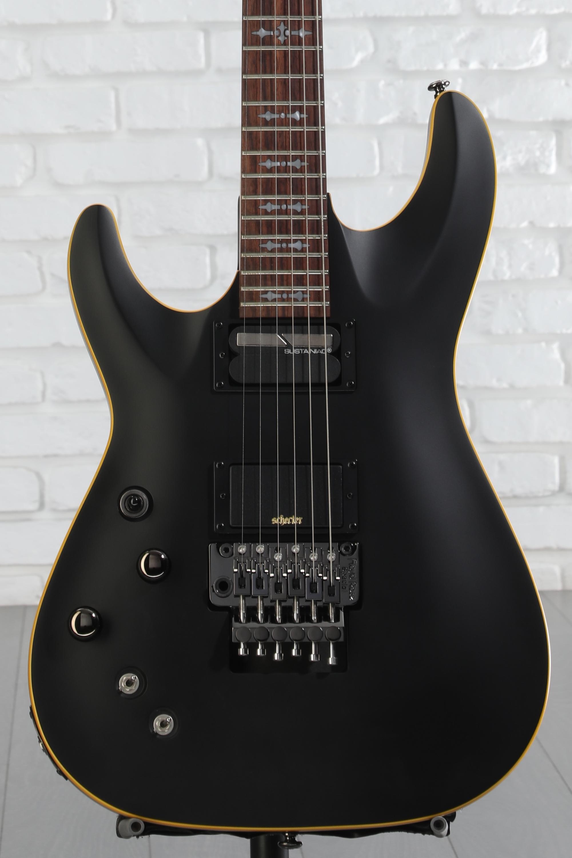Schecter Demon-6 FR-S Left-handed Electric Guitar - Satin Black