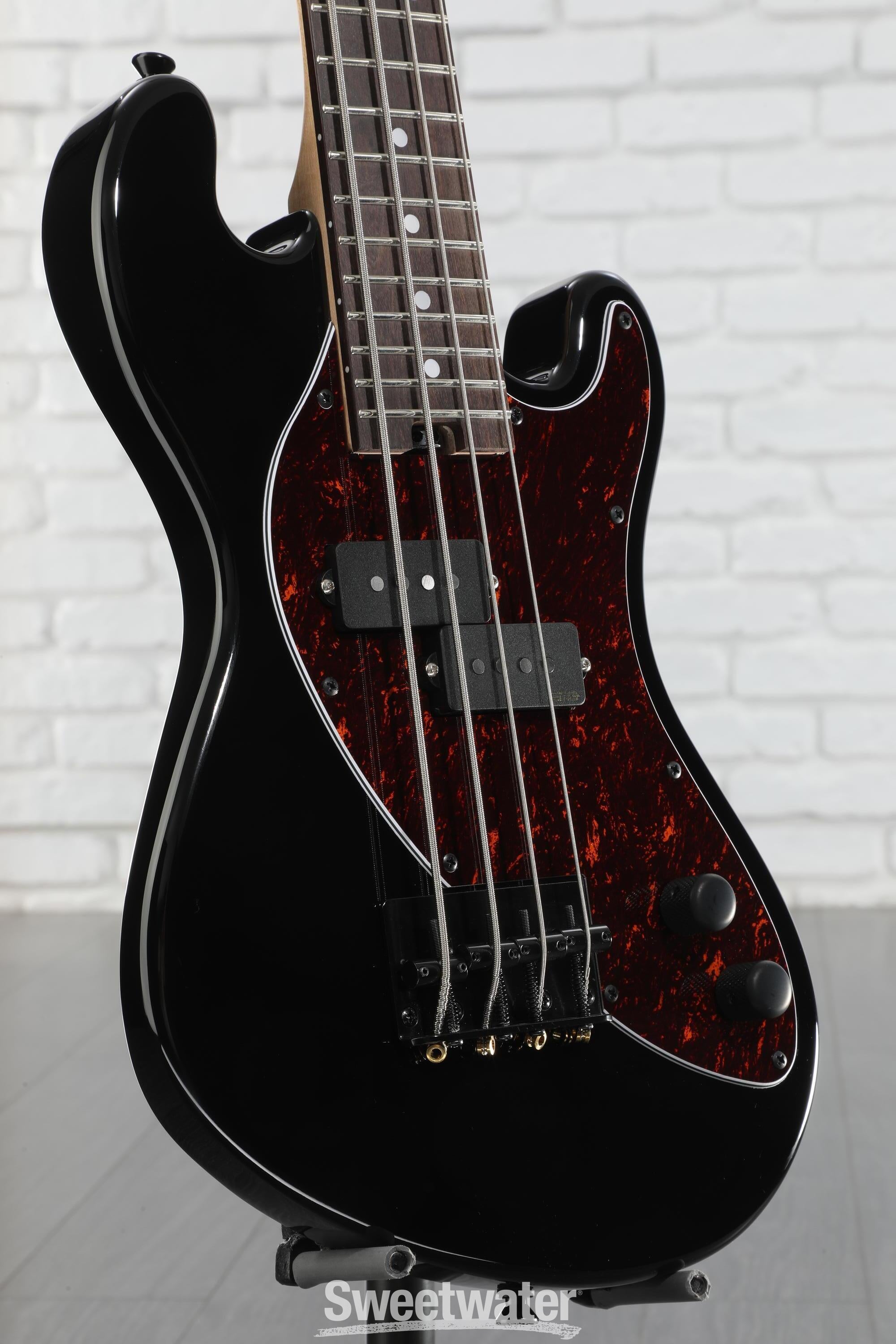 Kala Solidbody U-Bass Electric Bass Guitar - Black, Sweetwater Exclusive