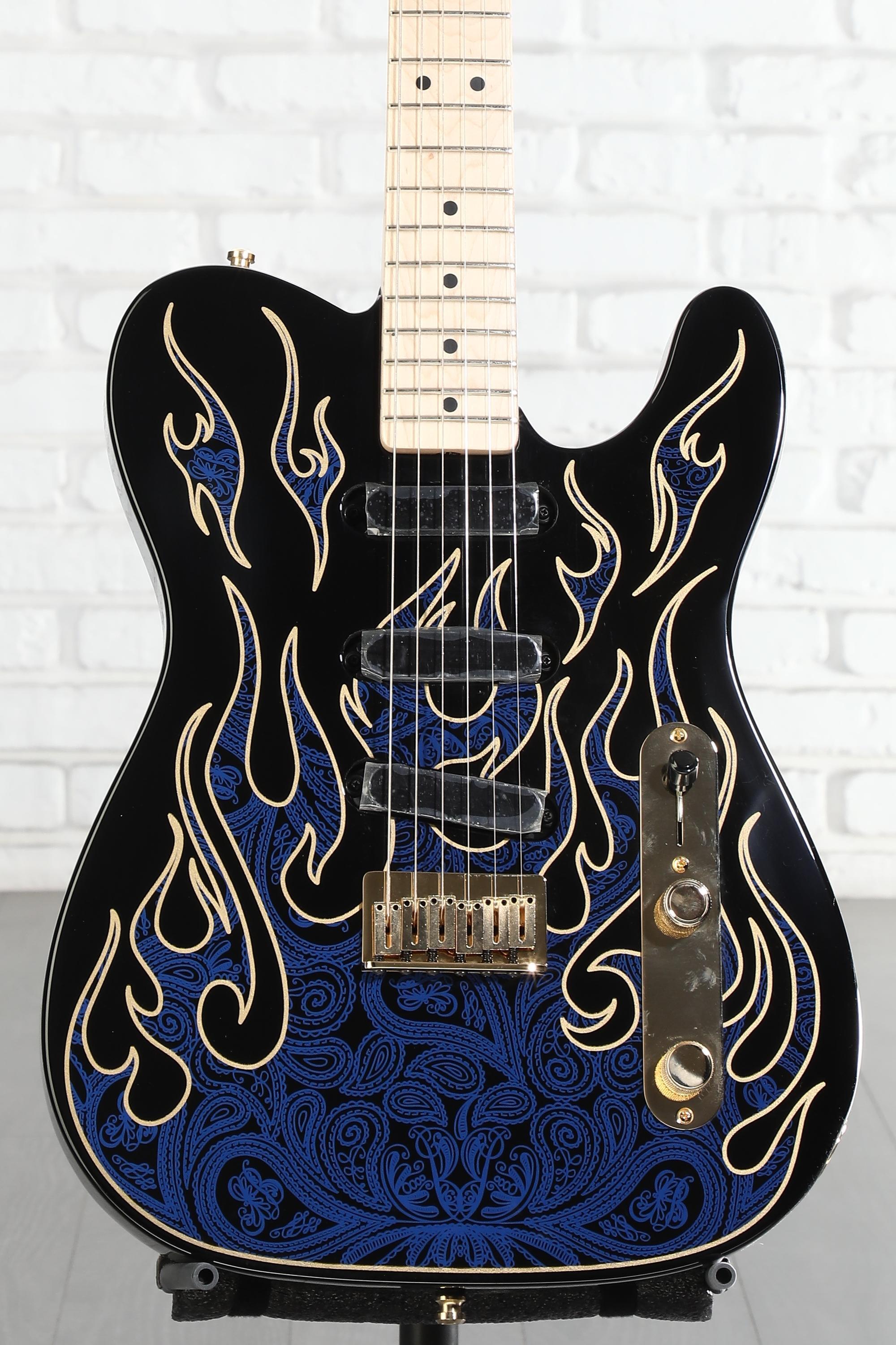 Fender James Burton Telecaster - Blue Paisley Flames | Sweetwater