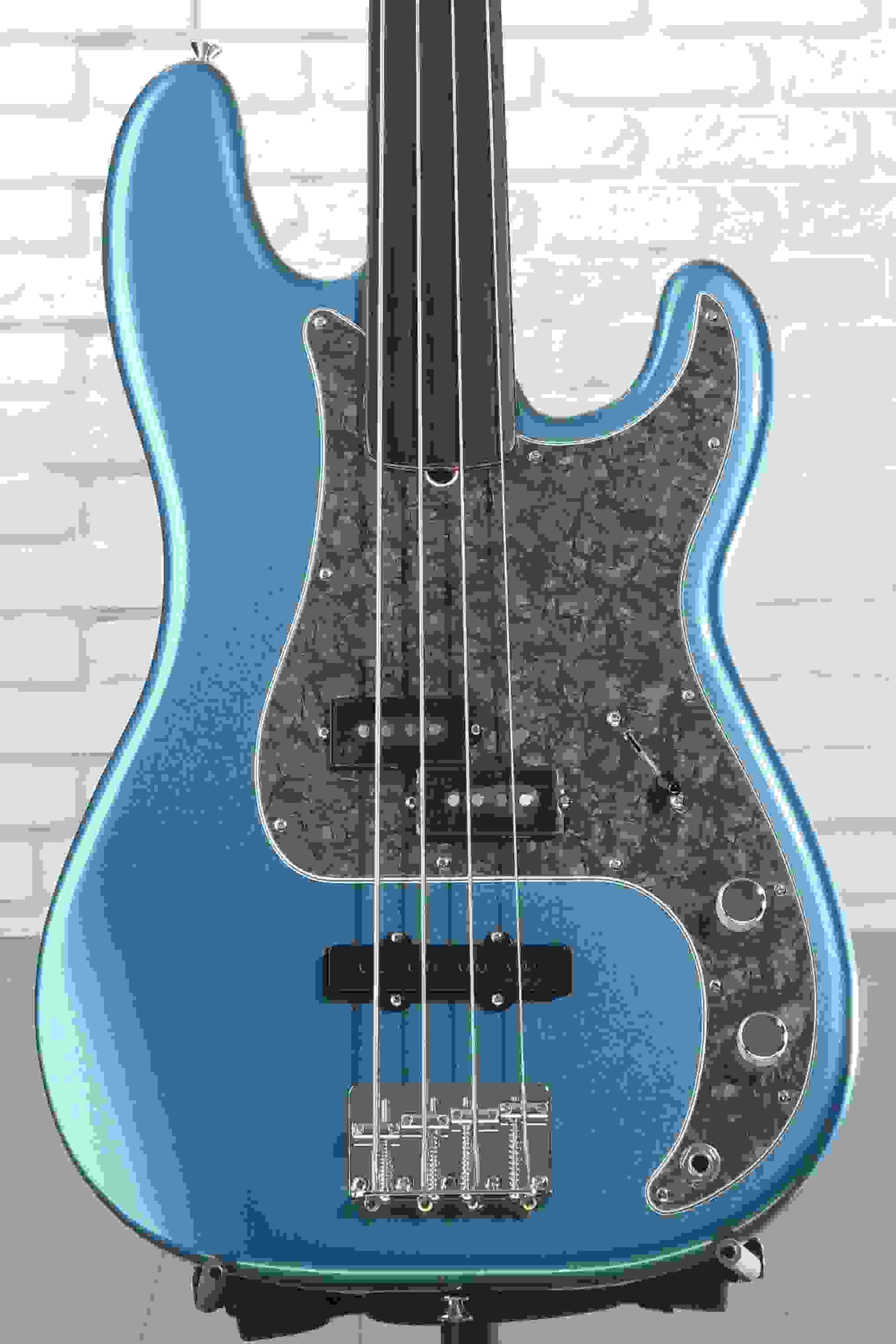 Fender Tony Franklin Fretless Precision Bass - Lake Placid Blue