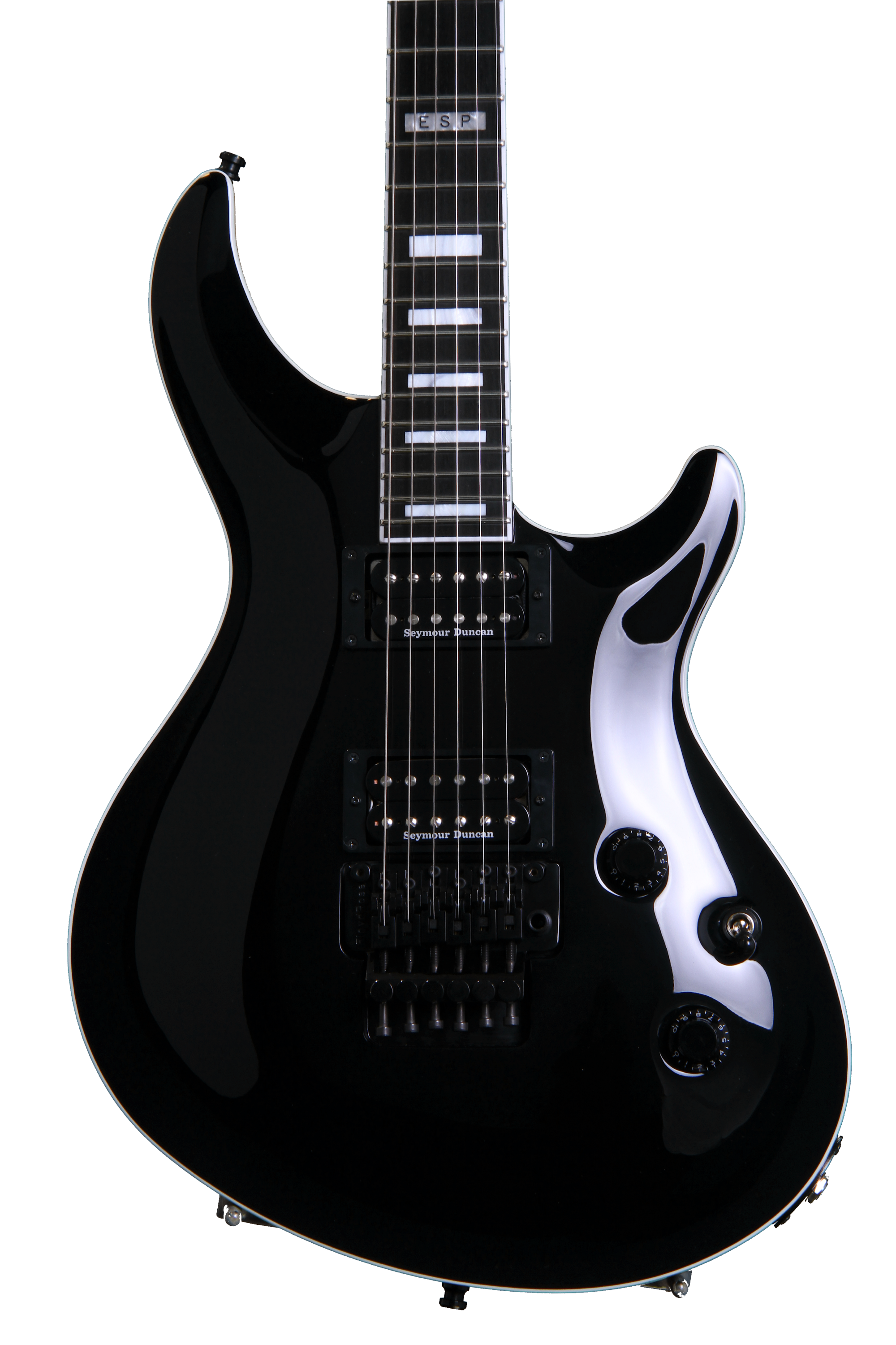 ESP EII Mystique エレキギター ESP E-II Mystique - Black | Sweetwater