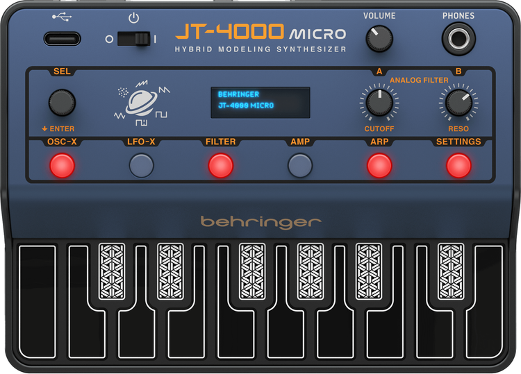 JT-4000 Micro Hybrid Modeling Synthesizer - Sweetwater