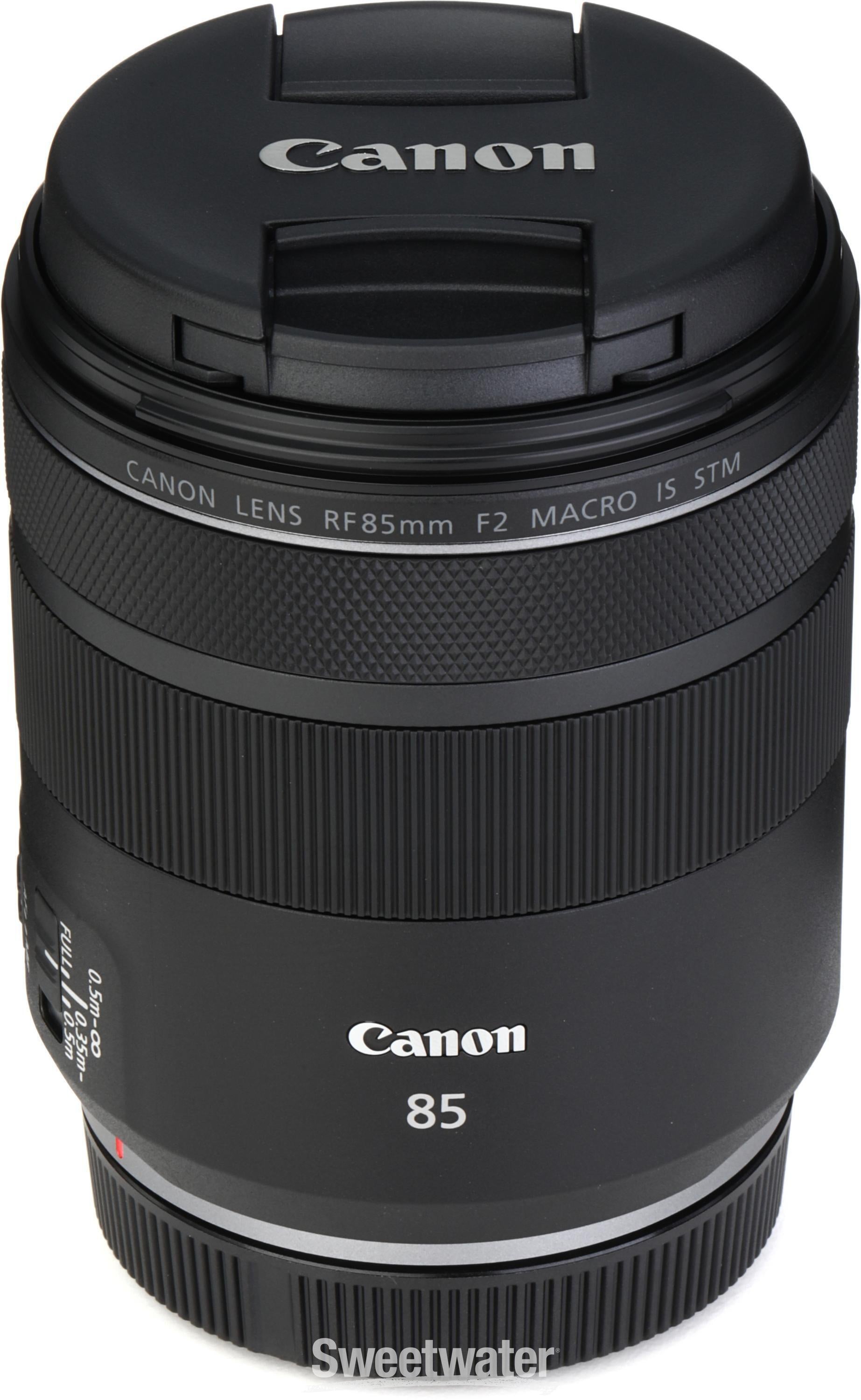 Canon RF 85mm f/2 Macro IS STM Lens | Sweetwater