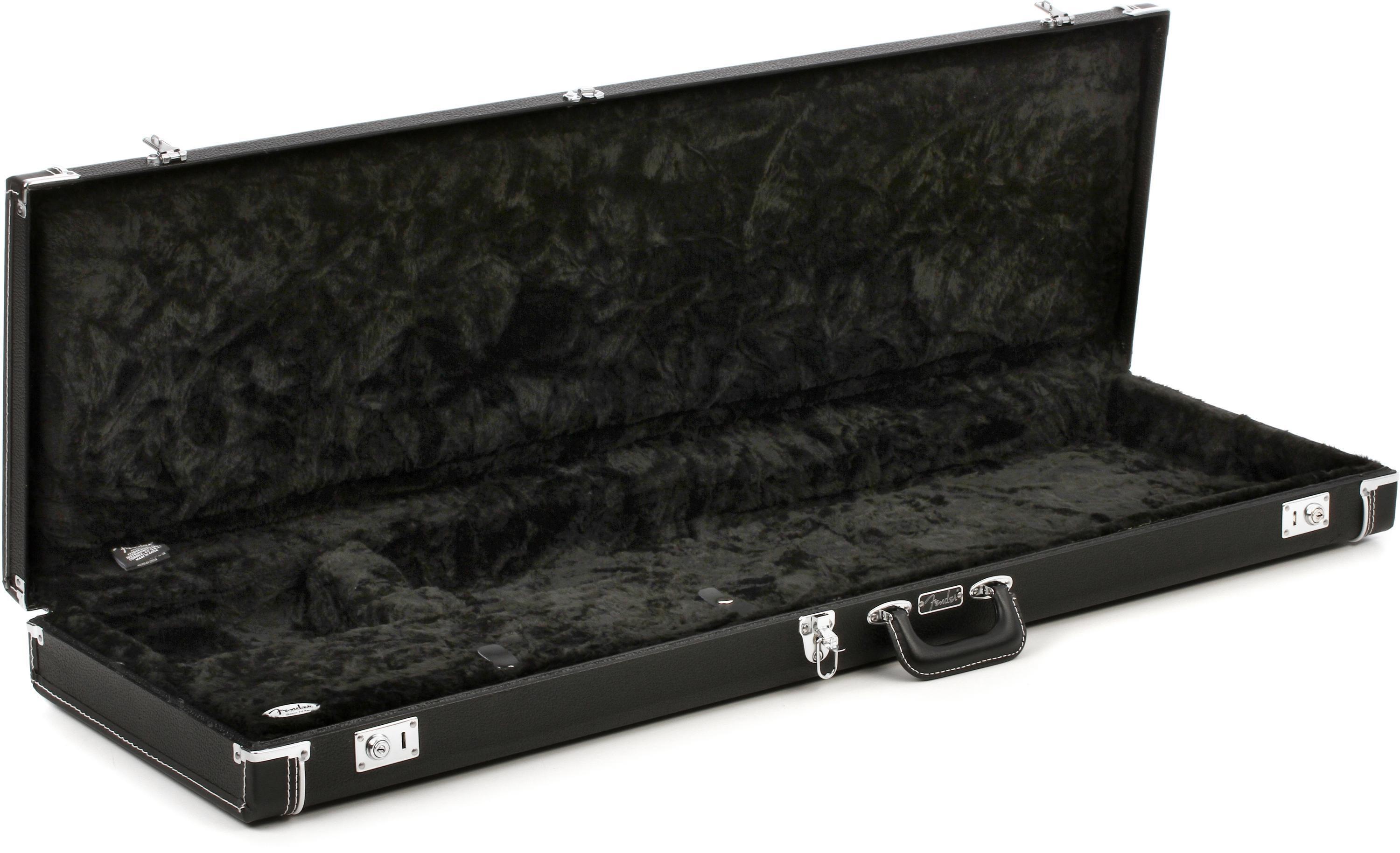 Fender Classic Series Wood Case for Strat/Tele - Black | Sweetwater