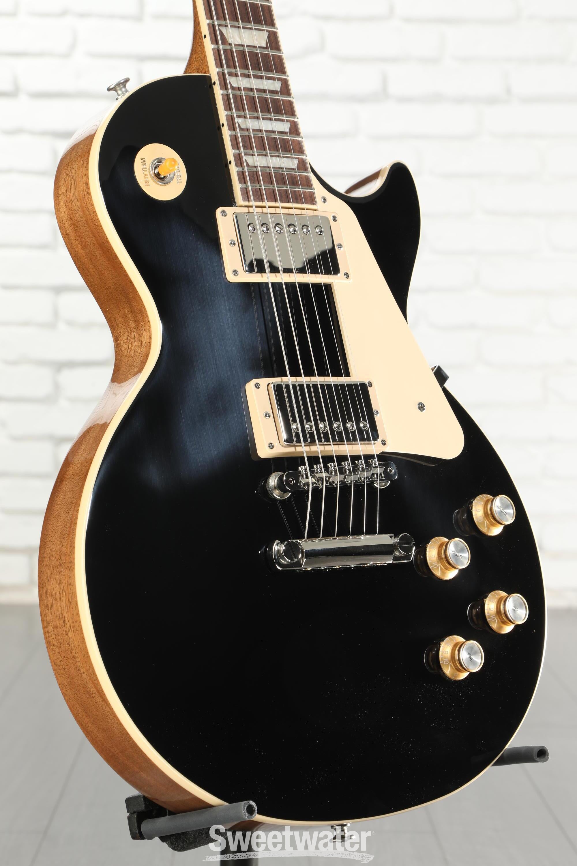 Gibson Les Paul Standard '60s Plain Top Electric Guitar - Ebony