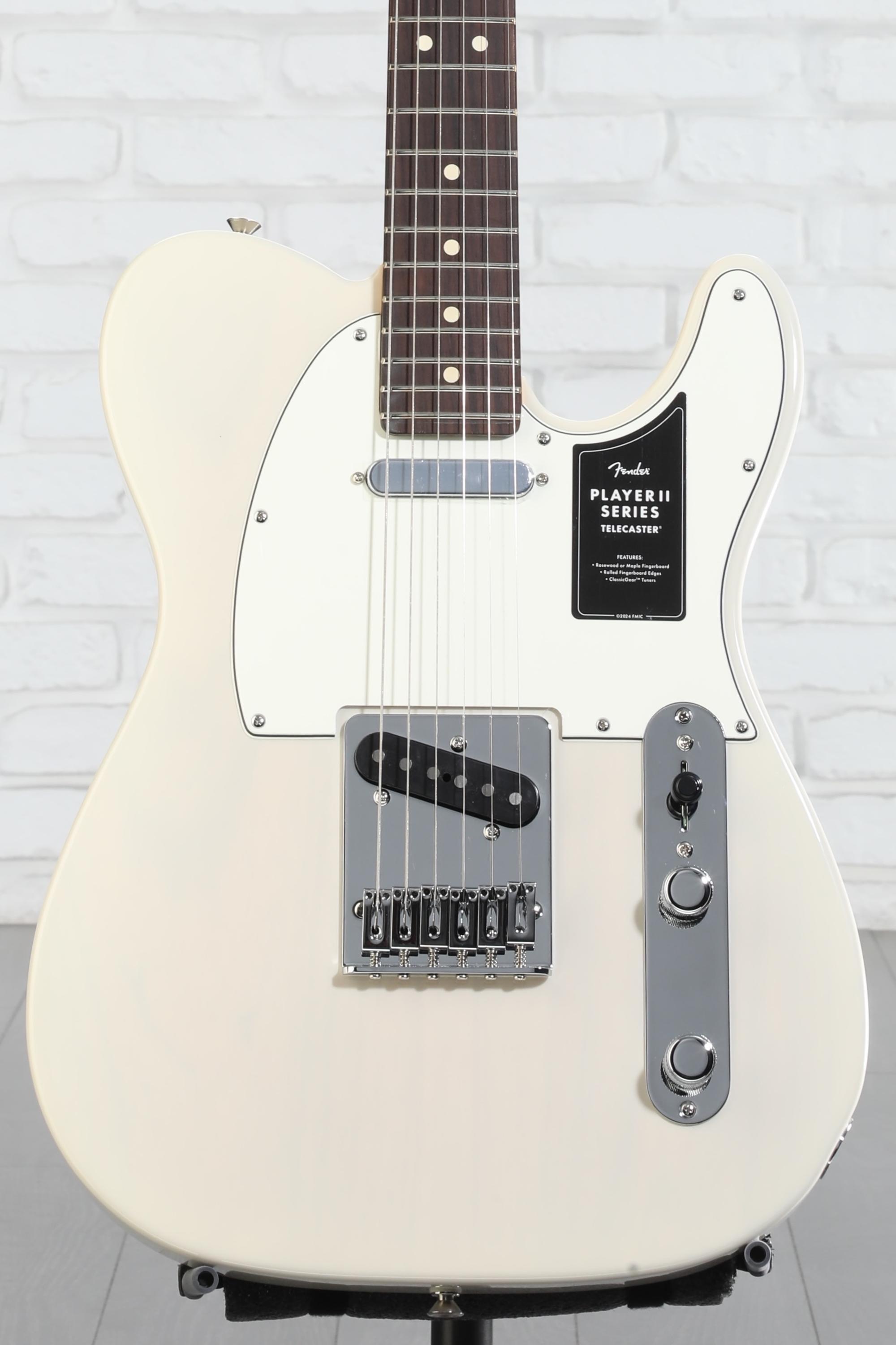 Fender Telecaster ホワイト Amazon.com: Fender Player II Telecaster Electric Guitar - Polar