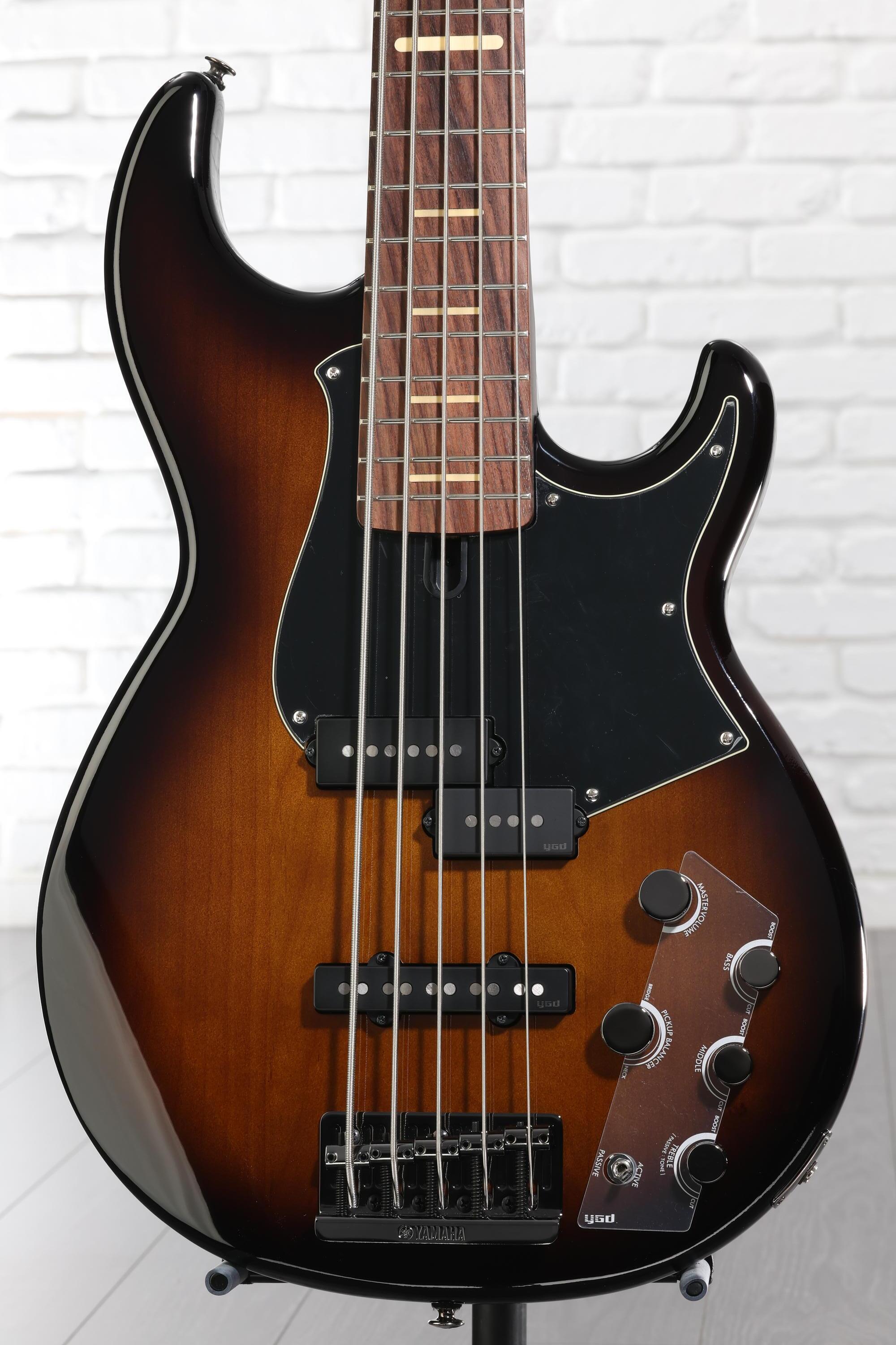 Yamaha BB735A 5-string Bass Guitar - Dark Coffee Sunburst | Sweetwater