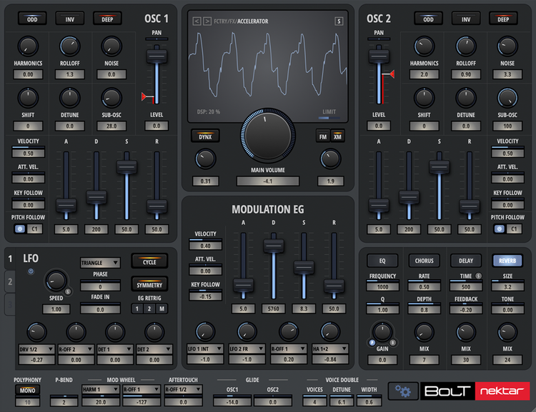 Nektar BOLT Harmonic Synthesizer