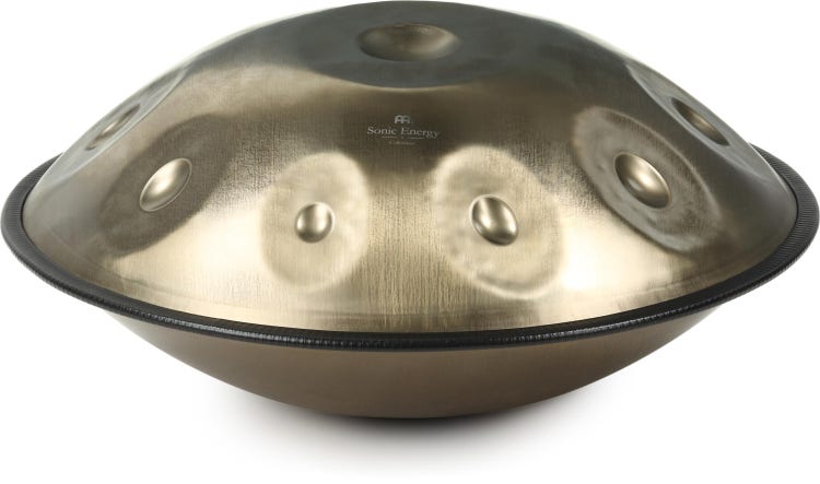 Handpan Drum with Soft, Pure Melodic Tones for Meditation, ASMR, Sound  Therapy and Yoga — MADE IN COLOMBIA — Hand Hammered Steel, 2-YEAR WARRANTY