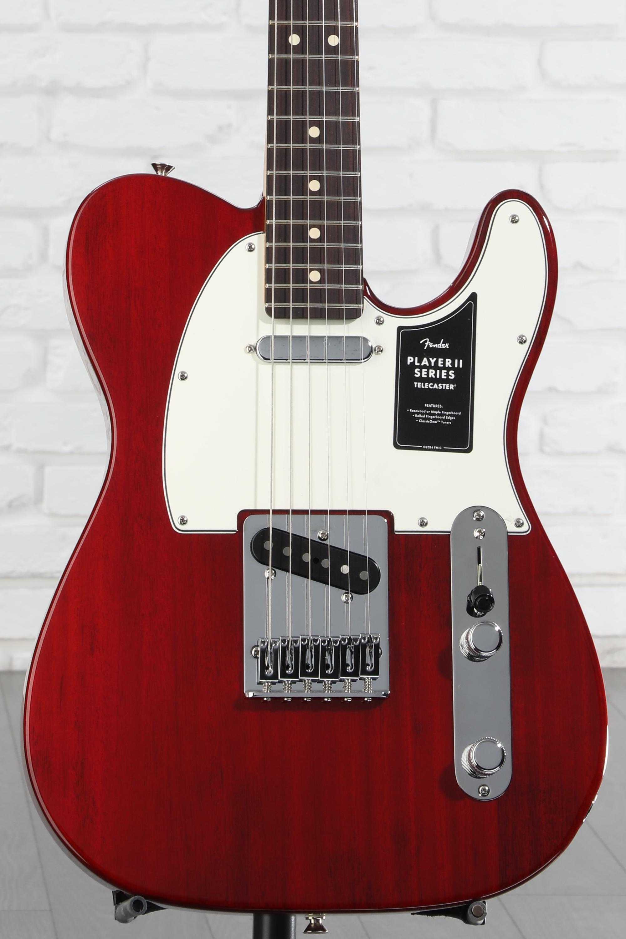 ギター Fender Player Series Telecaster 2Hum Fender Player II Telecaster Electric Guitar - Transparent
