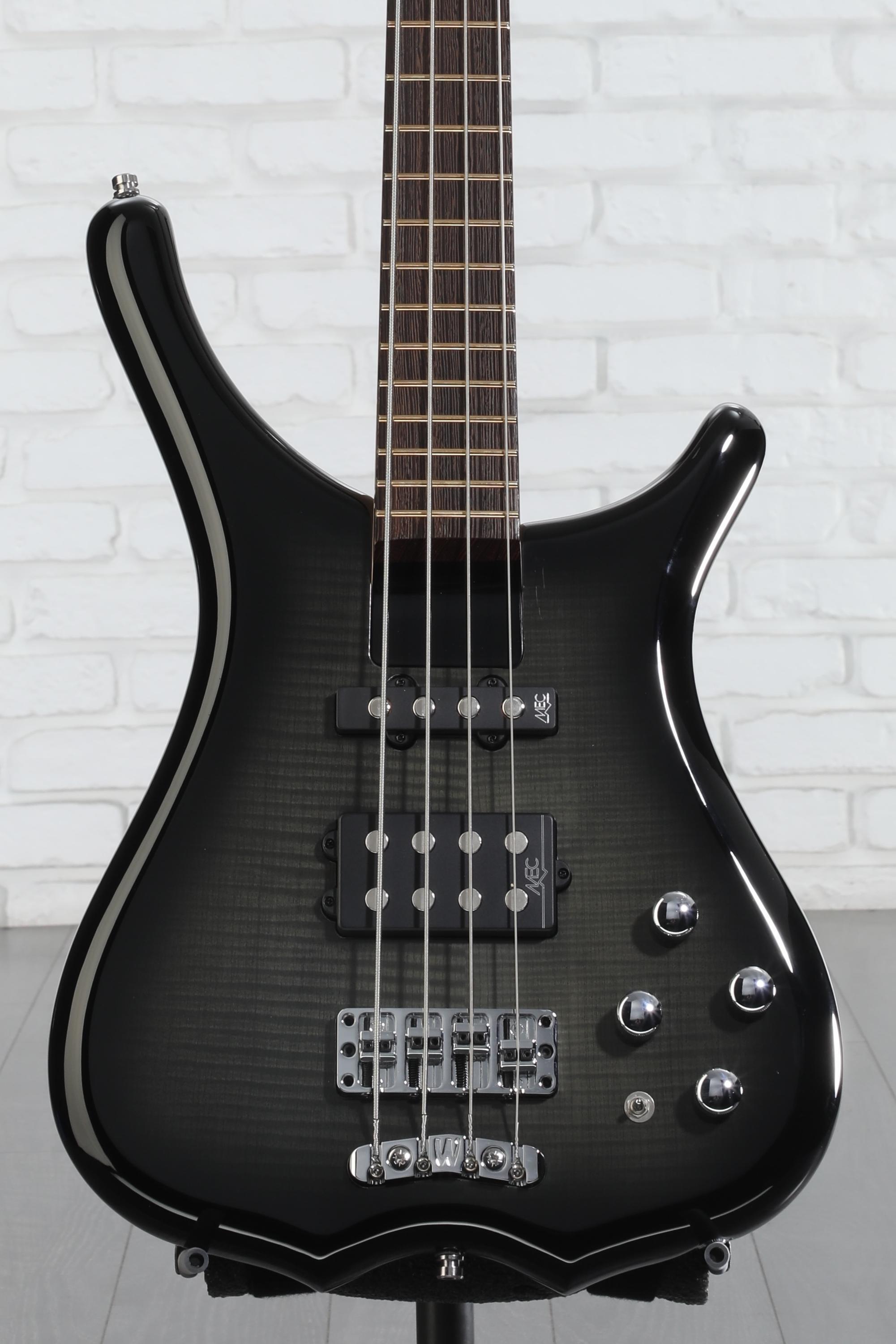 ベース Warwick RockBass Infinity Active Bass Warwick RockBass Infinity 4-string Bass Guitar - Nirvana Black