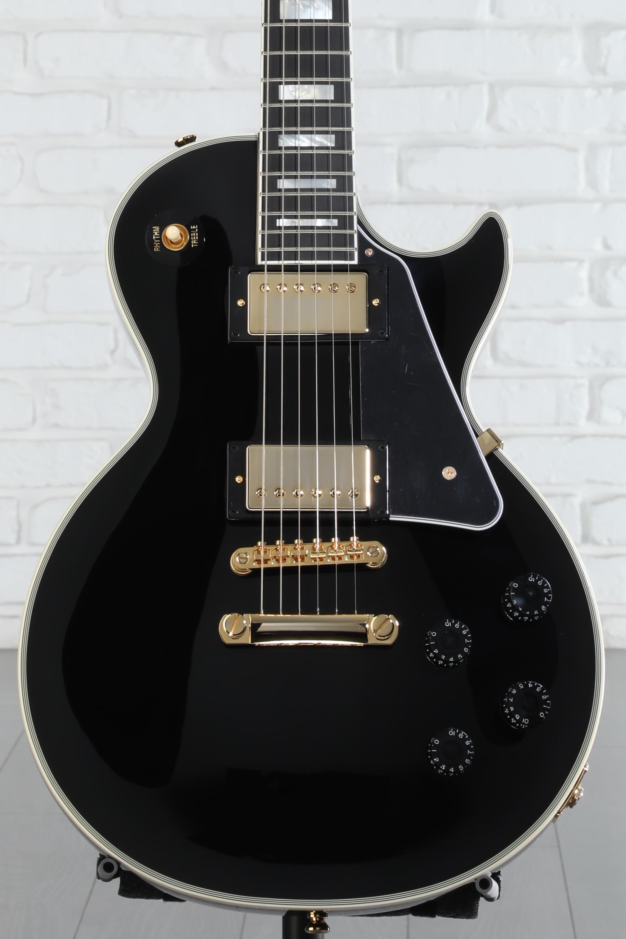Epiphone Les Paul Custom Electric Guitar - Ebony | Sweetwater
