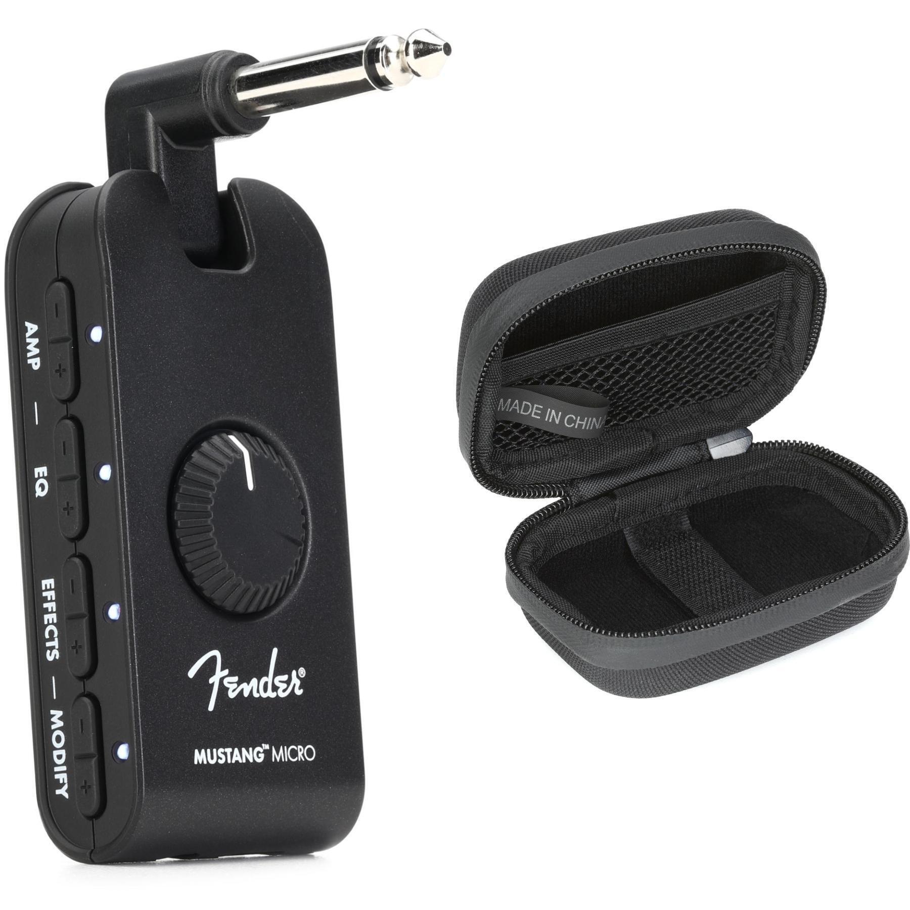 Photo of Fender Mustang Micro Headphone Guitar Amp with Case