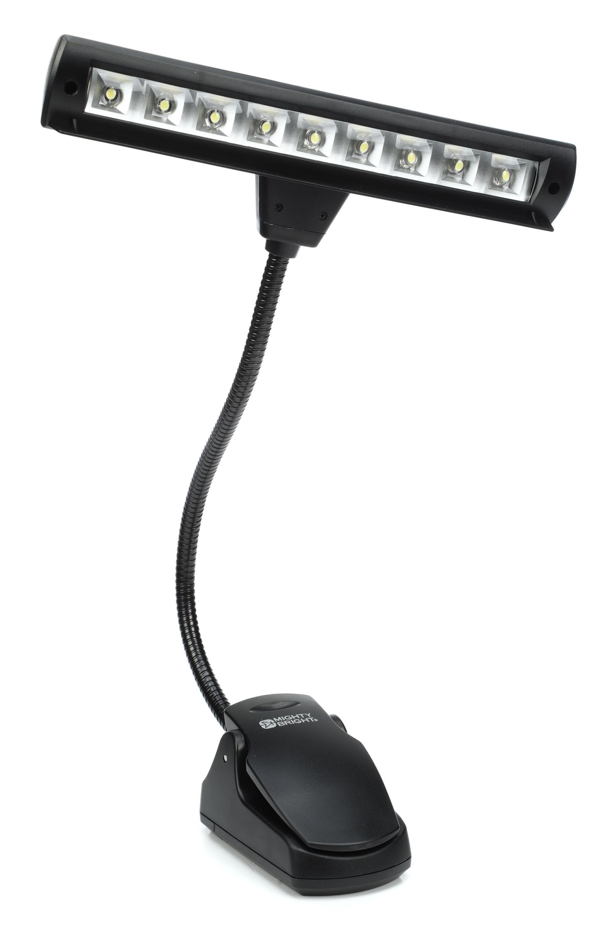 Music Stand Light, Clip on LED Book Lights, USB and AAA Battery Operated,  Reading Lamp in Bed, 4 Brightness Levels, Ideal for Musician, Piano Player