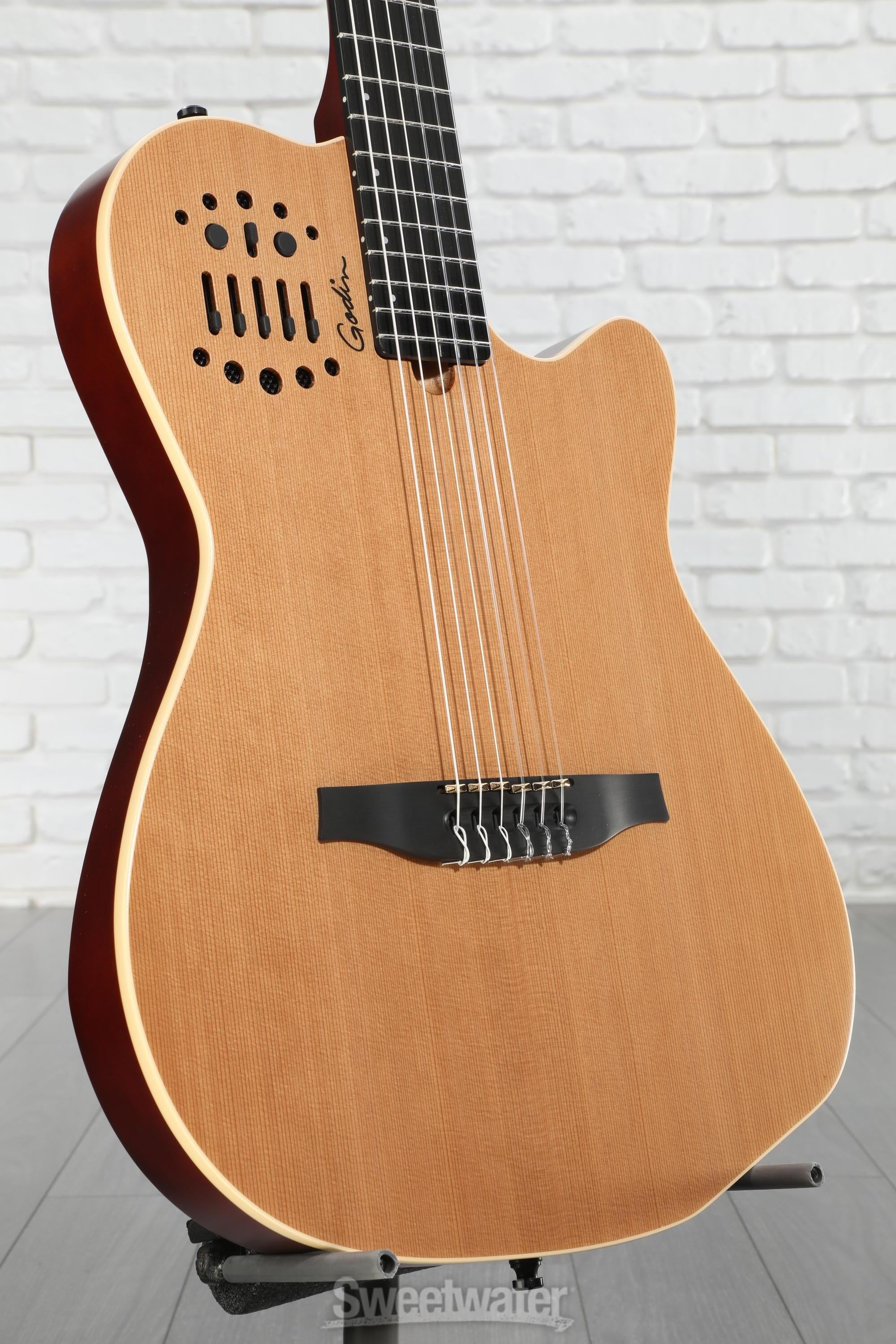 Godin ACS-SA Slim, Nylon String Acoustic-Electric Guitar - Natural