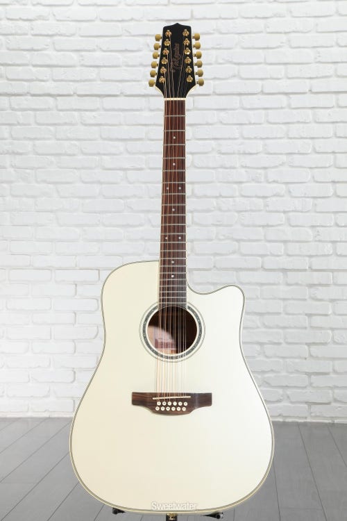 Takamine GD-37CE PW 12-string Acoustic-electric Guitar - Pearl White