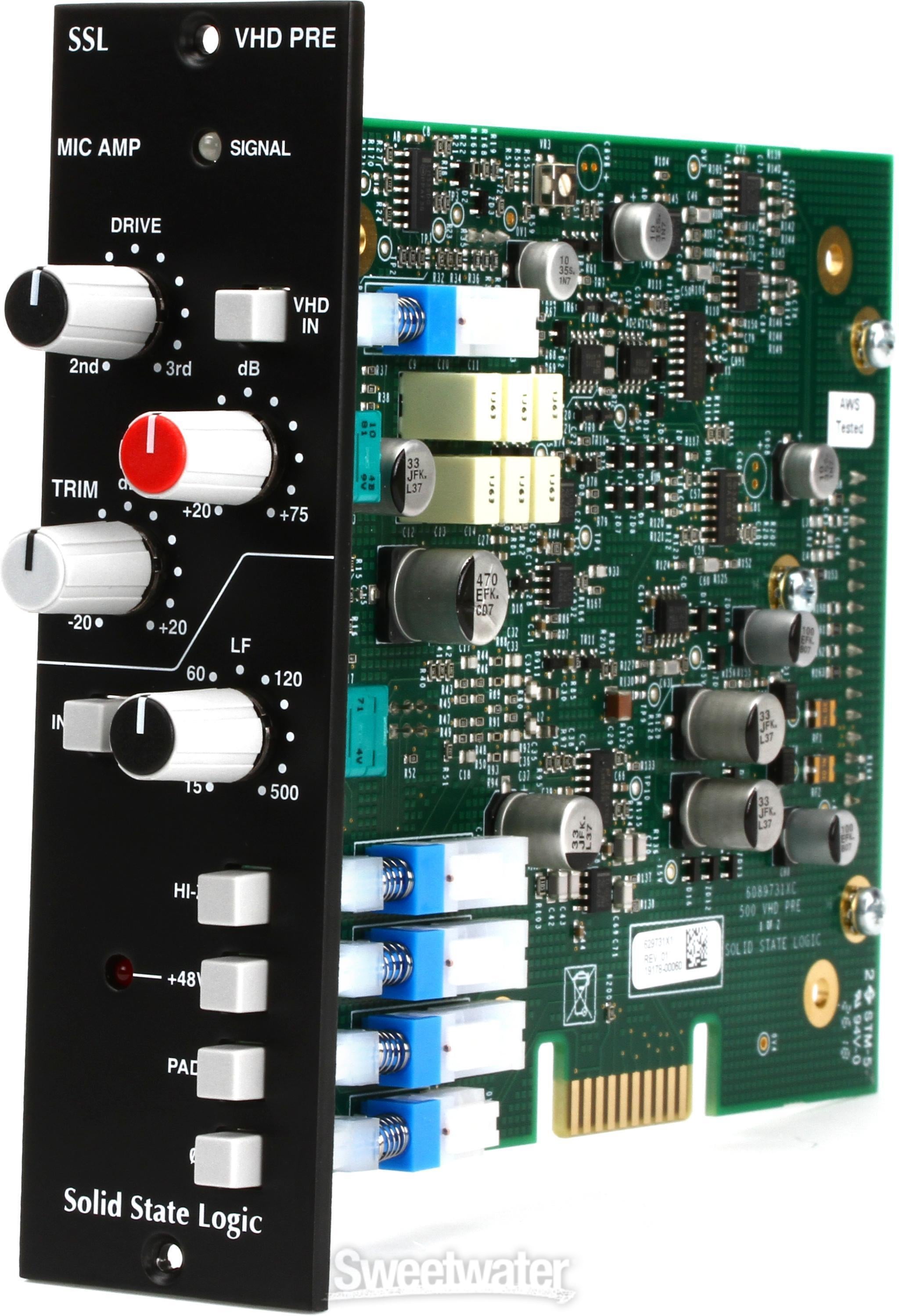 配信機器・PA機器・レコーディング機器 SSL 500 Series VHD Preamp SSL(Solid State Logic) 500 Series VHD Preamp (API500シリーズ)(国内