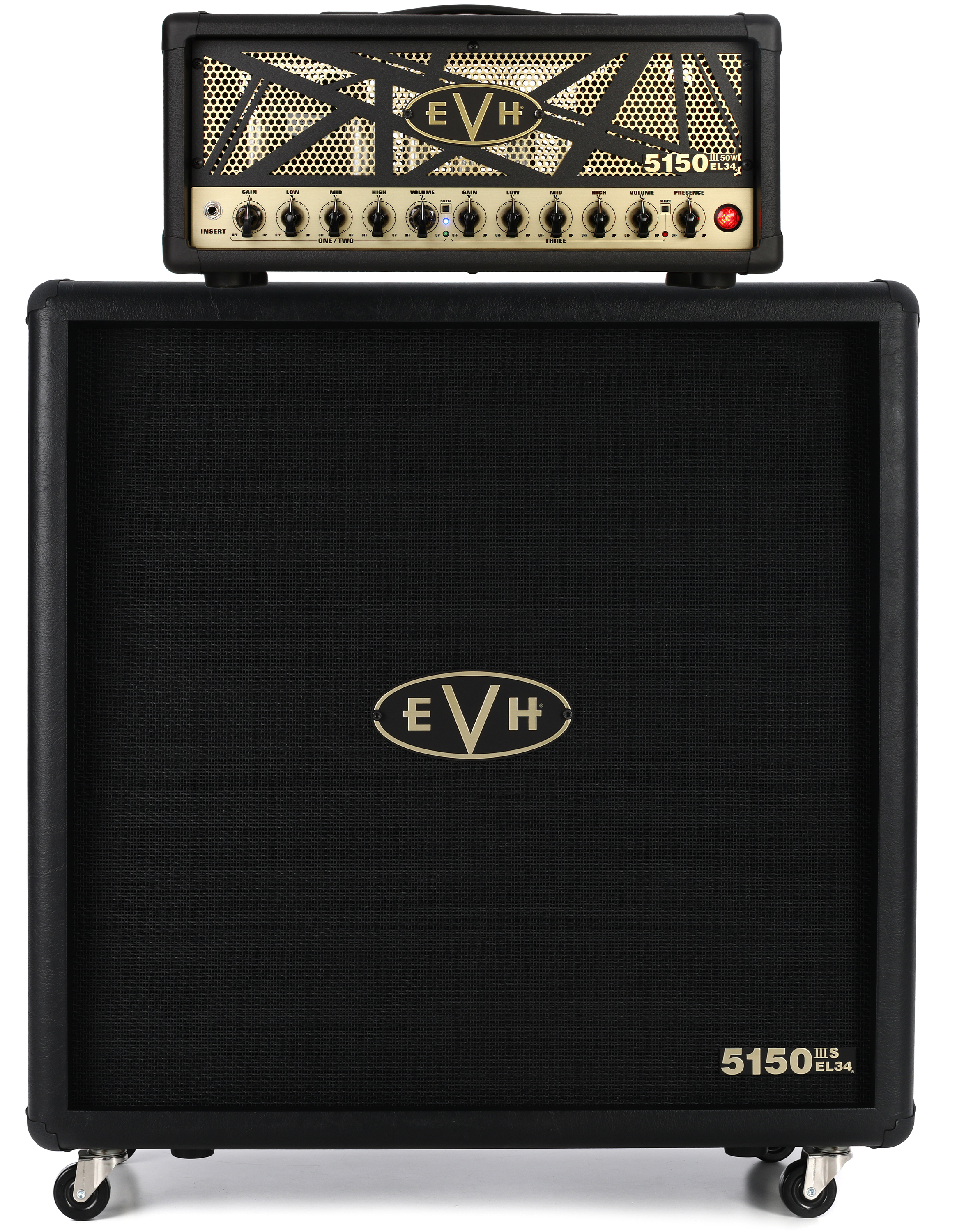 EVH 5150III 50-watt EL34 Tube Head and EL34 4x12