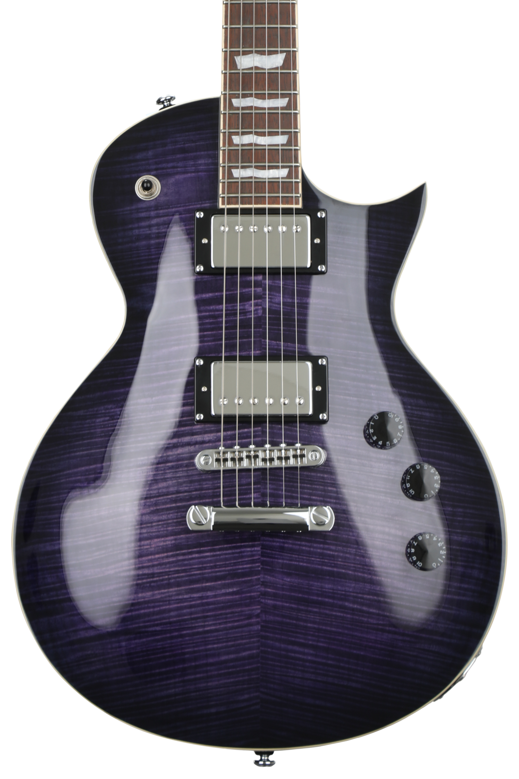 emi!ページです。 ESP LTD EC-256FM - See Thru Purple Burst | Sweetwater