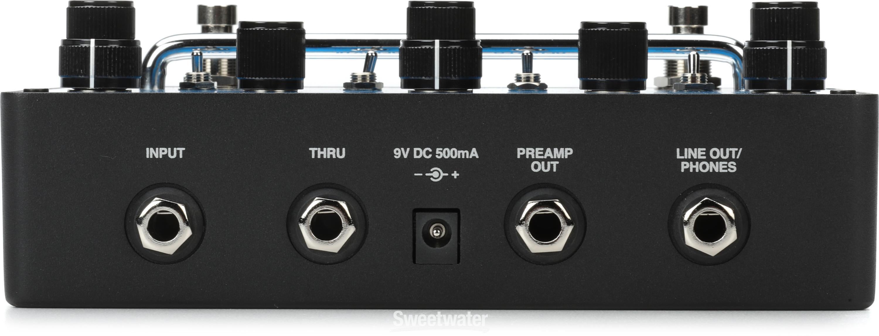 ベース Ampeg SGT-DI Blue Line Ampeg SGT-DI Bass Preamp Pedal and DI - Blue Line