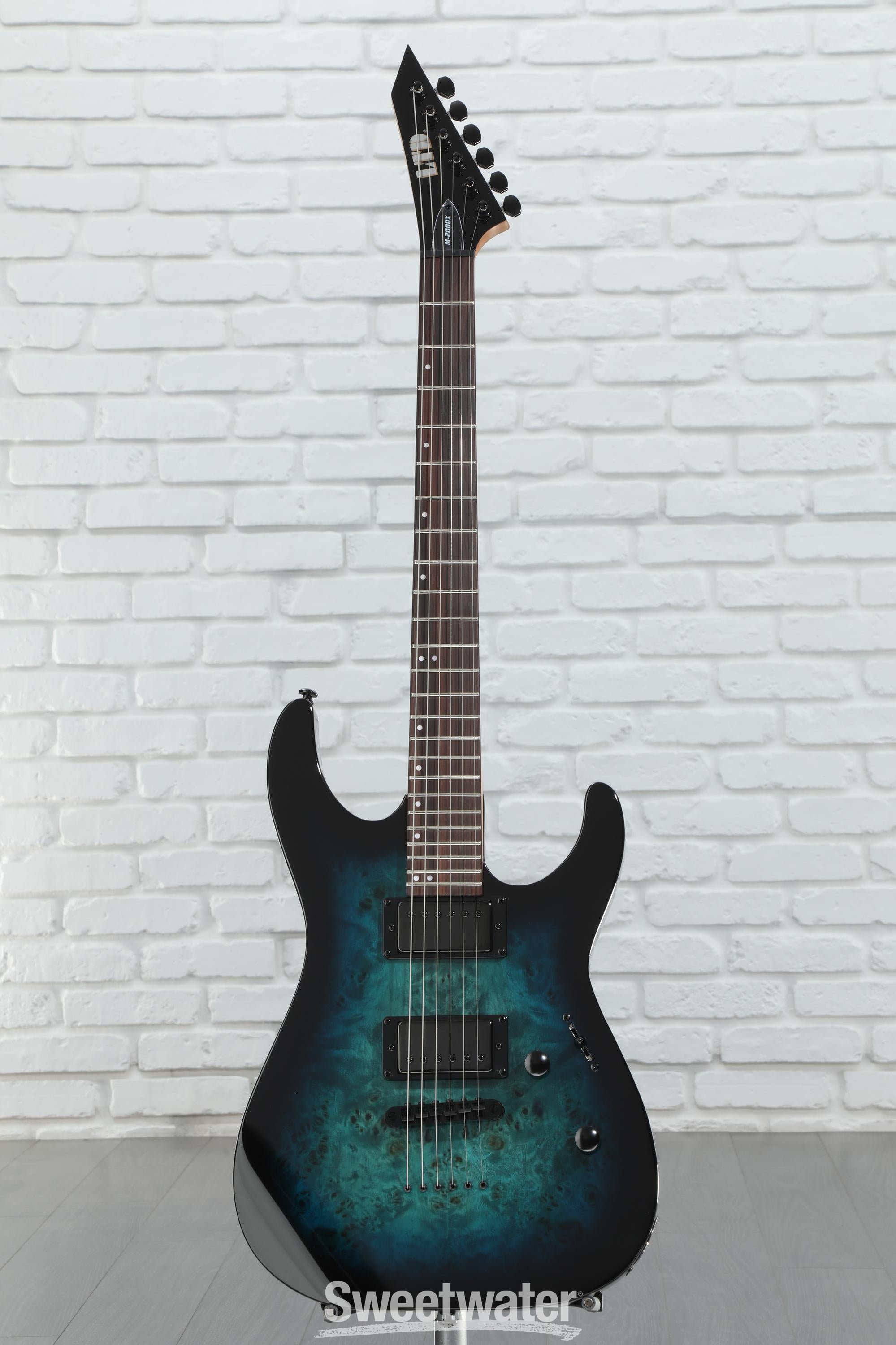 ESP LTD M-200DX Electric Guitar - Blue Burst | Sweetwater ESP LTD M-200DX Electric Guitar - Blue Burst | Sweetwater