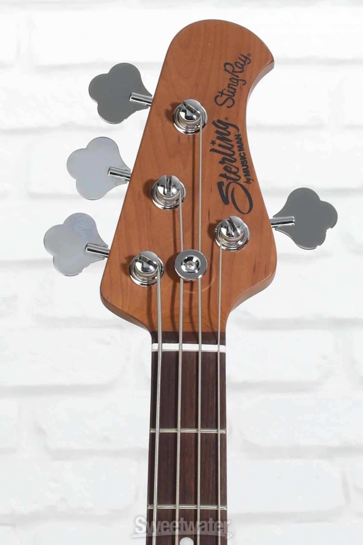 Sterling By Music Man StingRay RAY34 Bass Guitar - Black | Sweetwater