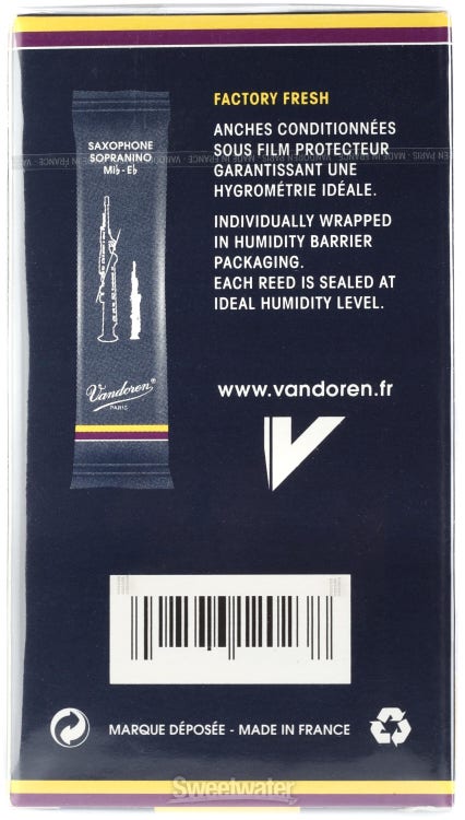 Vandoren SR2115 Alto Sax Traditional Reeds Strength 1.5; Box of 10