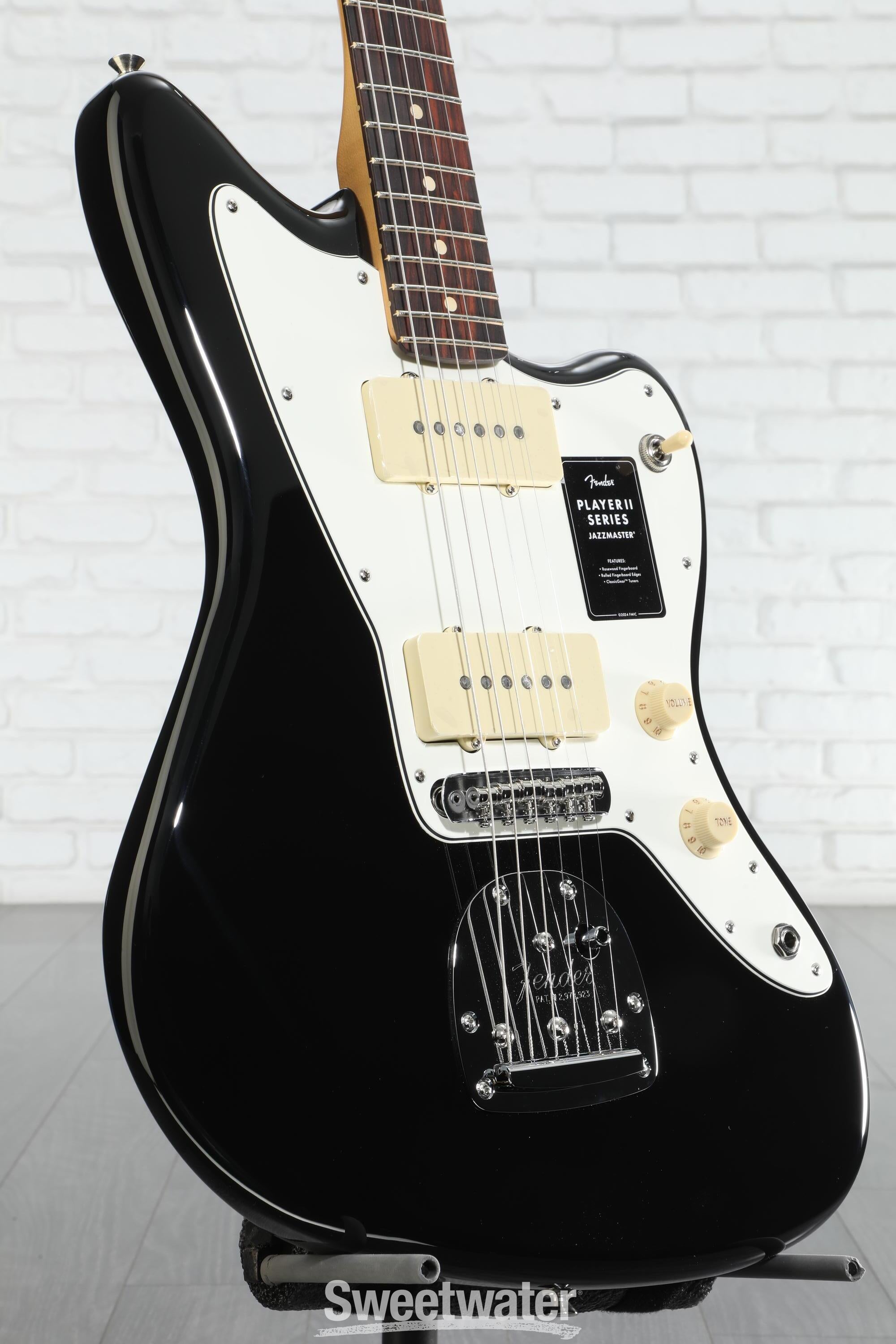 Fender Player II Jazzmaster Electric Guitar - Black | Sweetwater