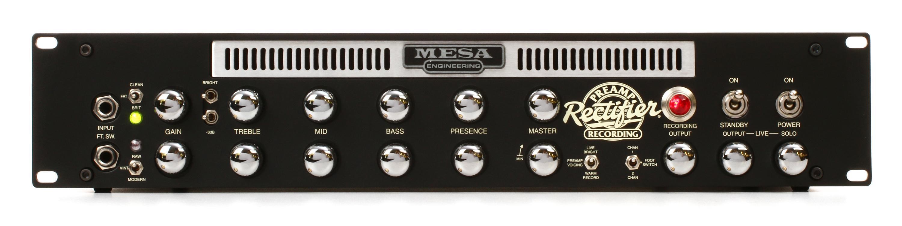 Mesa/Boogie Rectifier Recording Preamp - 2-channel Tube Preamp