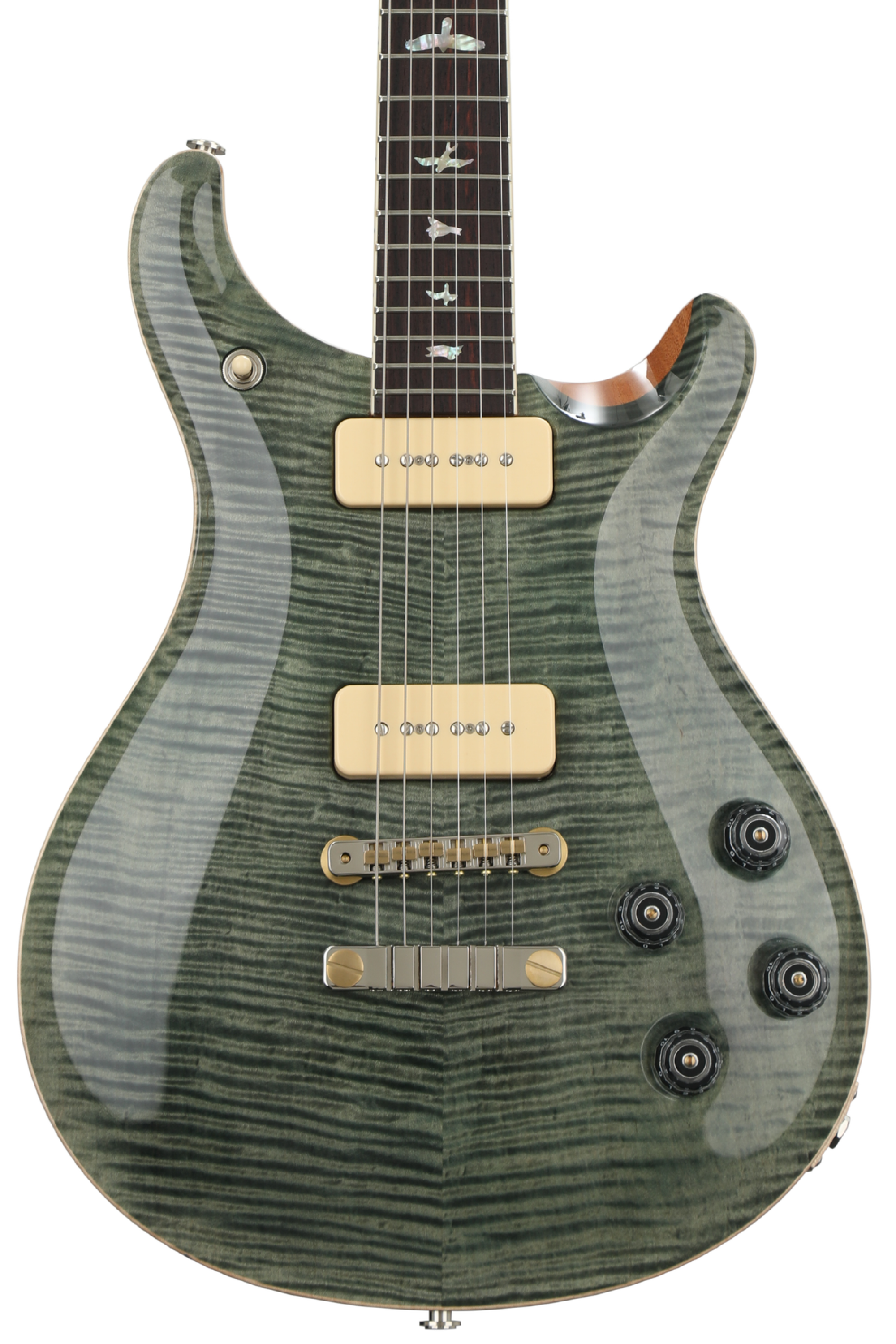 PRS McCarty 594 10-top Soapbar - Trampas Green with Pattern