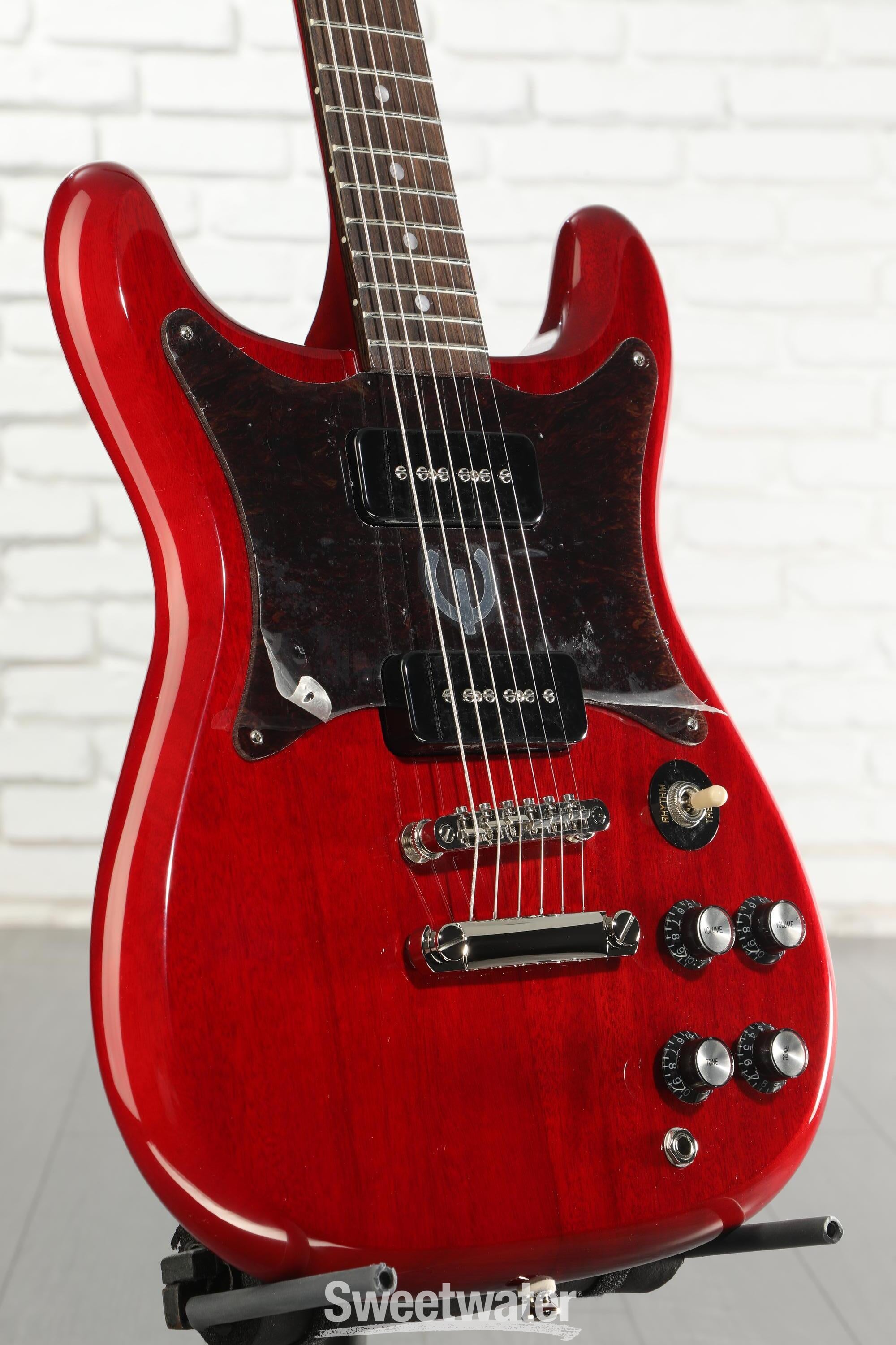 Epiphone Wilshire P-90s Electric Guitar - Cherry | Sweetwater