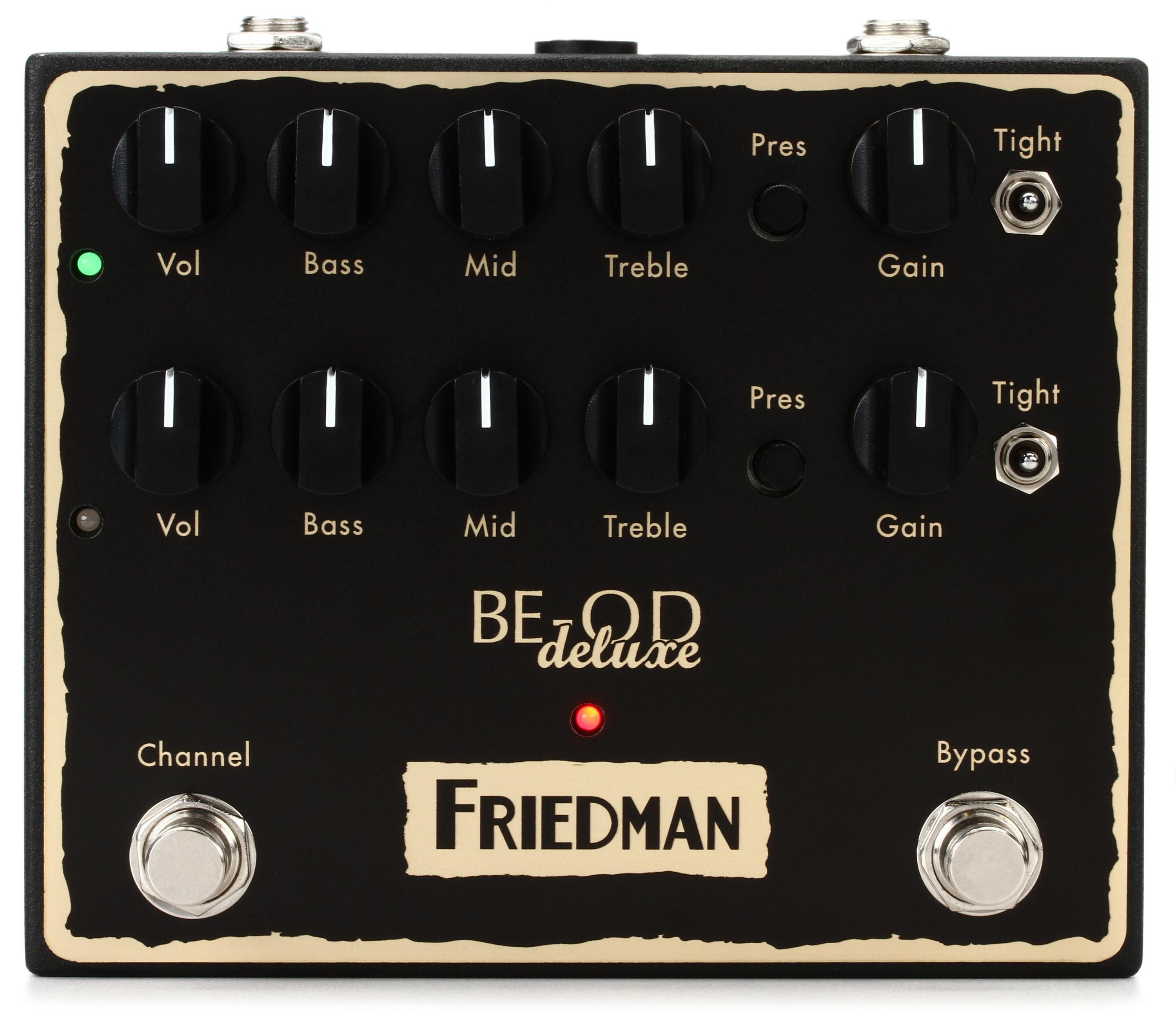 Friedman BE-OD Deluxe Dual Overdrive Pedal