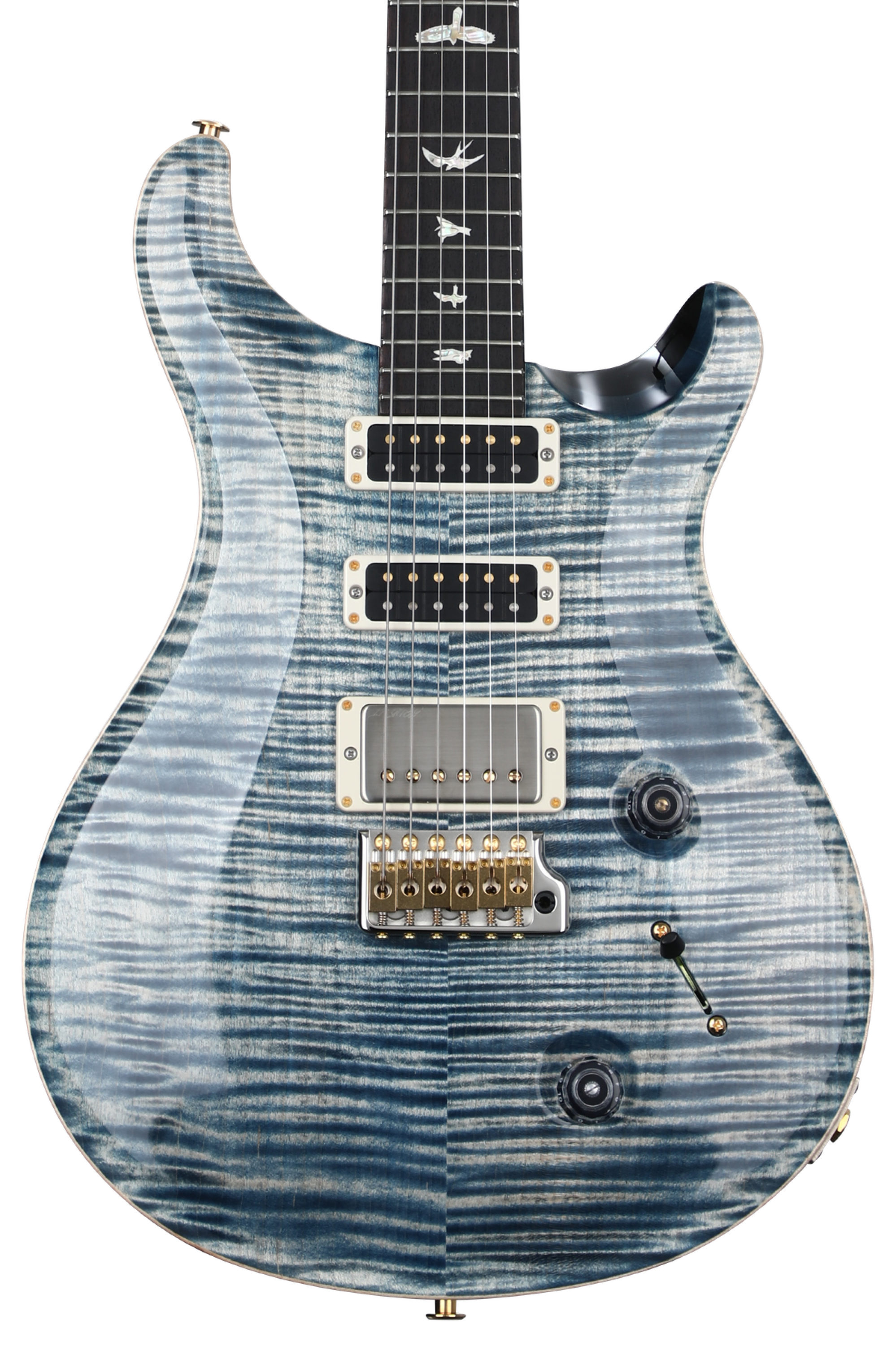 PRS Studio Electric Guitar - Faded Whale Blue 10-Top