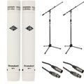 Photo of Universal Audio SP-1 Pencil Microphone - Matched Pair Stand and Cable Bundle