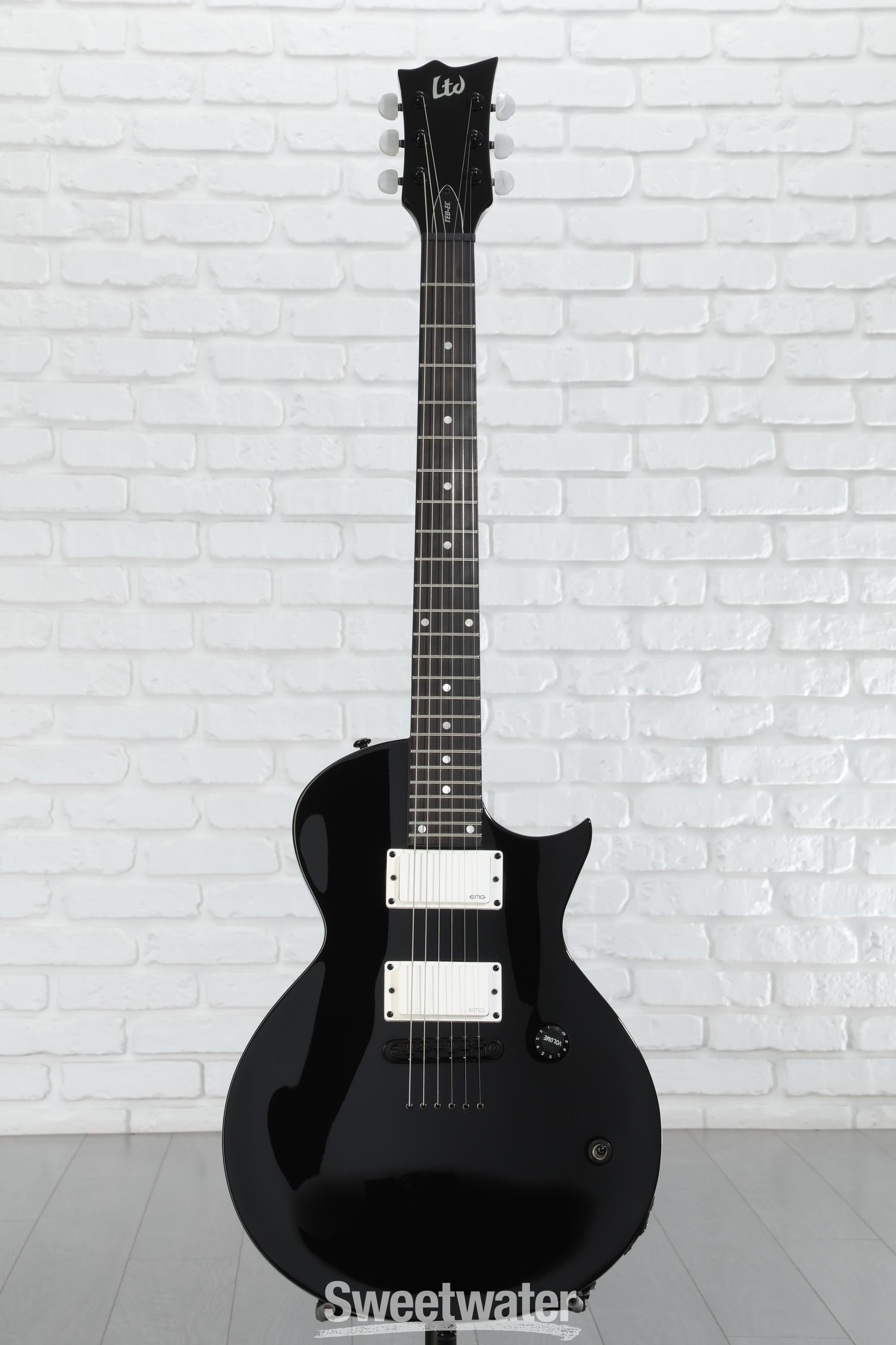 ESP LTD Ted Aguilar TED-EC Electric Guitar - Black | Sweetwater