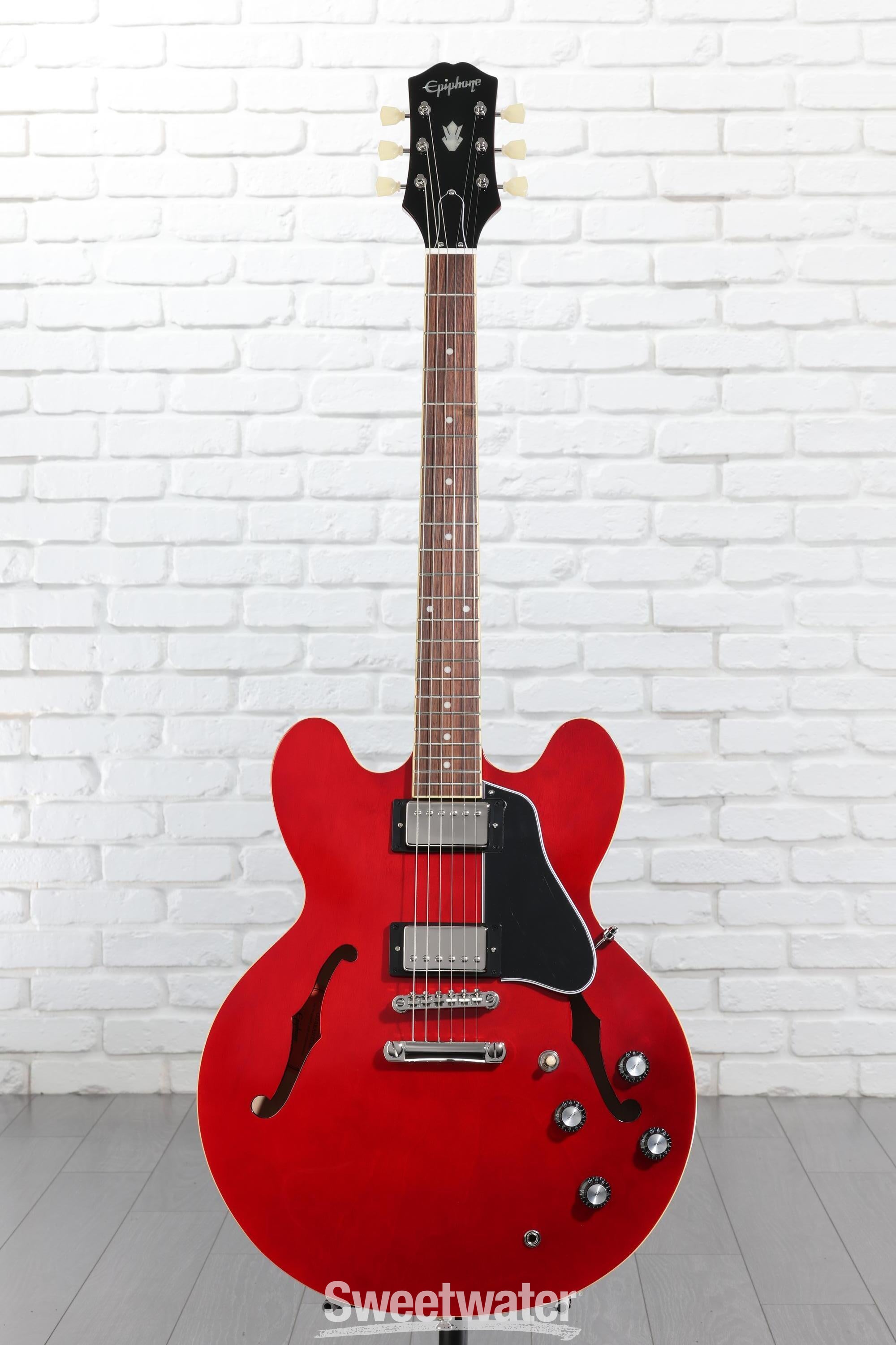 Epiphone ES-335 Semi-hollowbody Electric Guitar - Cherry | Sweetwater