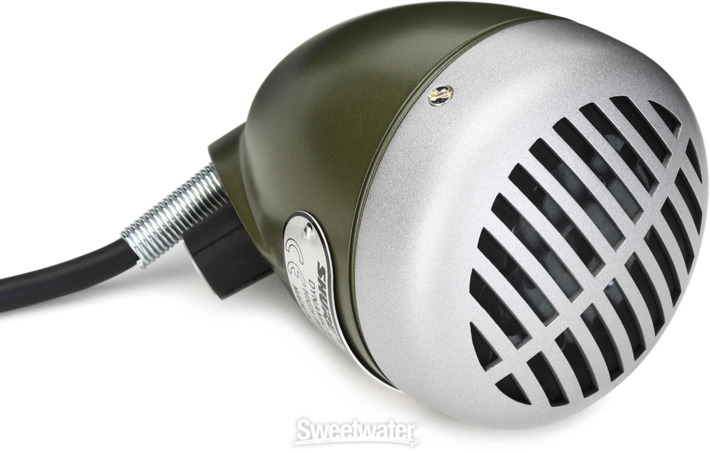 【美品】SHURE MODEL 520DX Green Bullet マイク 520DX - Microphone for Harmonica - Shure USA